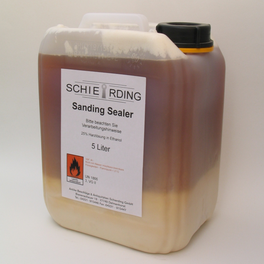 Schellack Sanding Sealer 5 Liter Serie LA020 Bild1