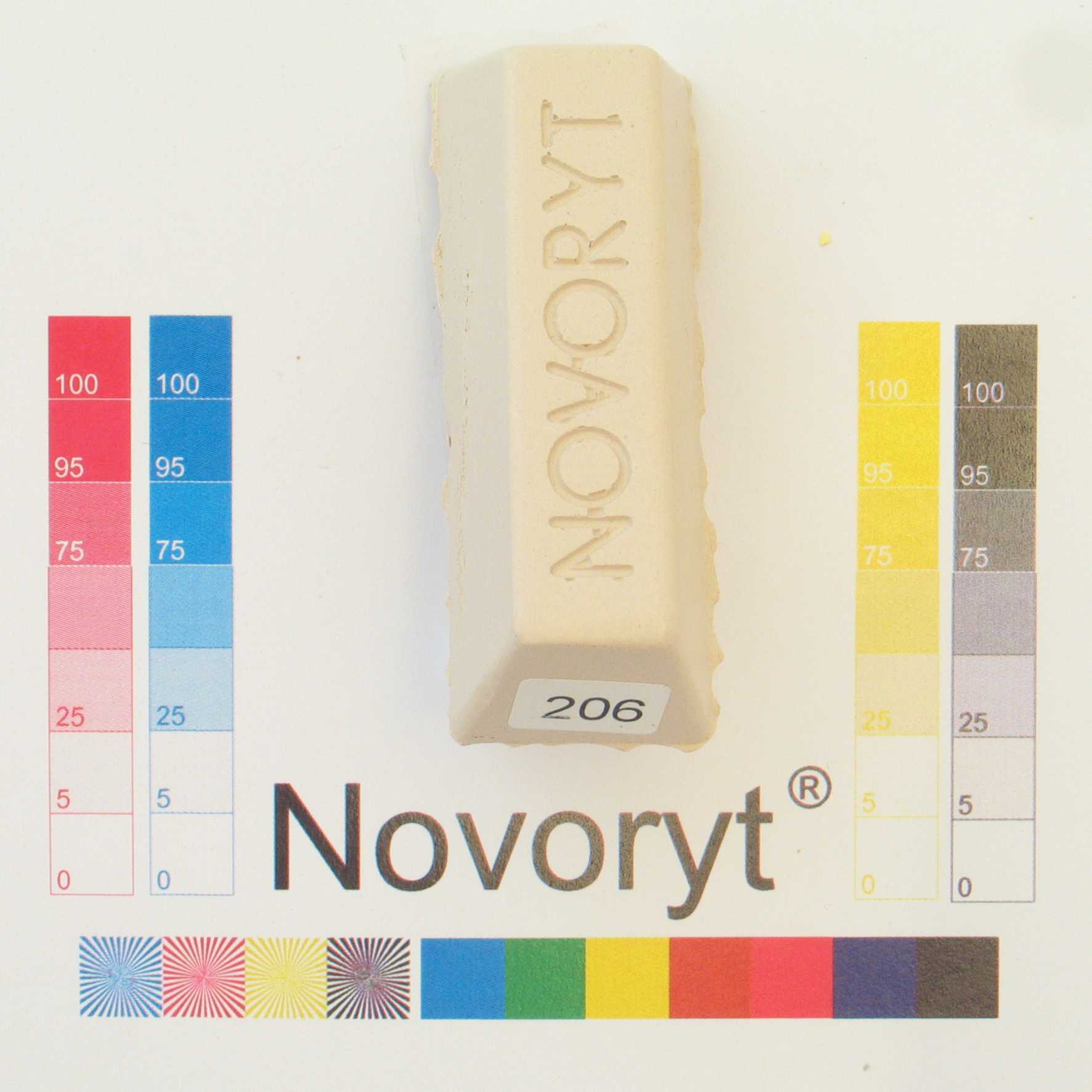 NOVORYT® Schmelzkitt - Farbe 206 hellrosa 1 Stange Serie HW003 Bild1