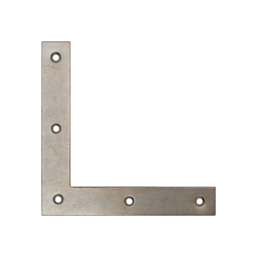 Einlassecke verzinkt 120 x 120mm, Breite 20mm Serie FB004 Bild1