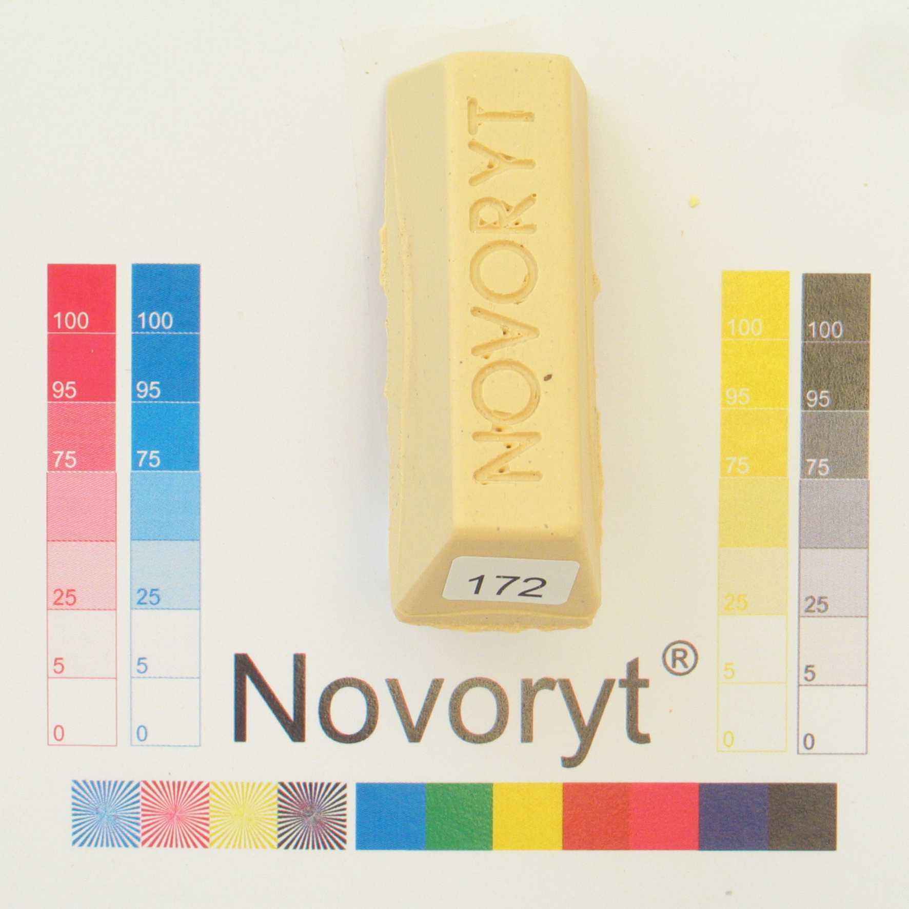 NOVORYT® Schmelzkitt - Farbe 172 vanille1 1Stange Serie HW003 Bild1