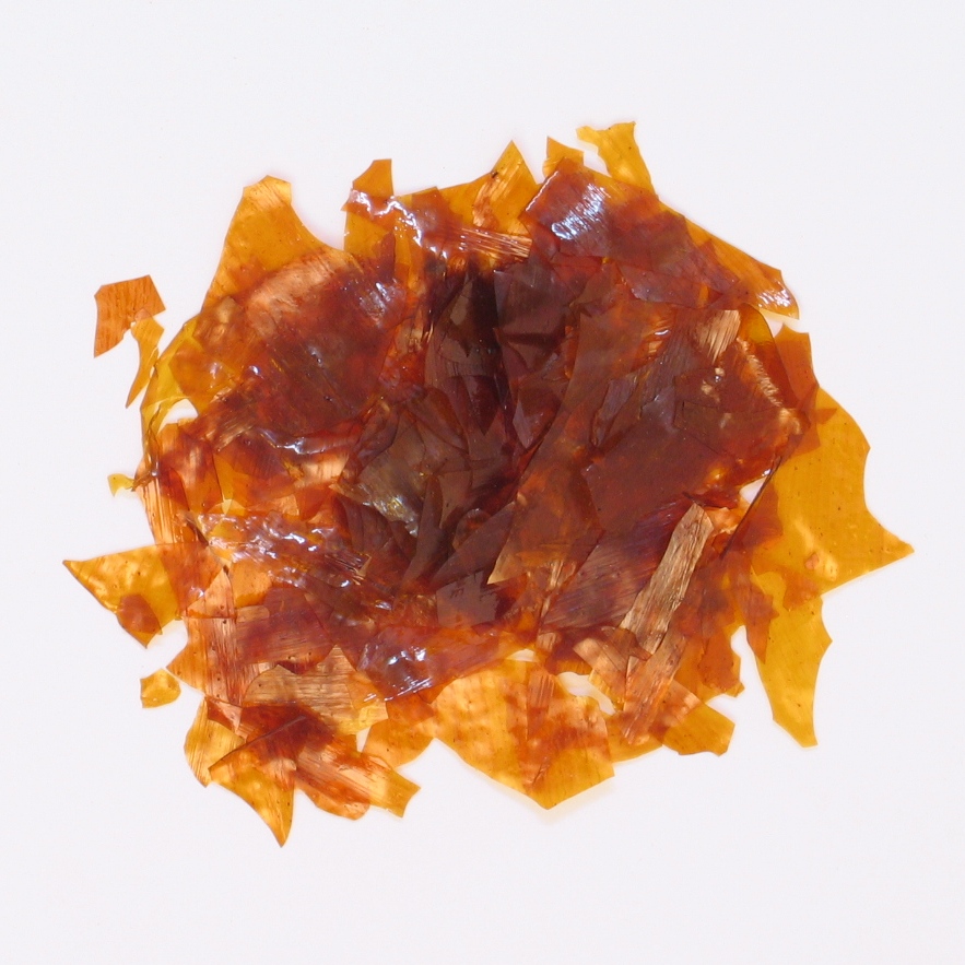 Reiner Blätterschellack orange, 1 kg Serie HA002 Bild1