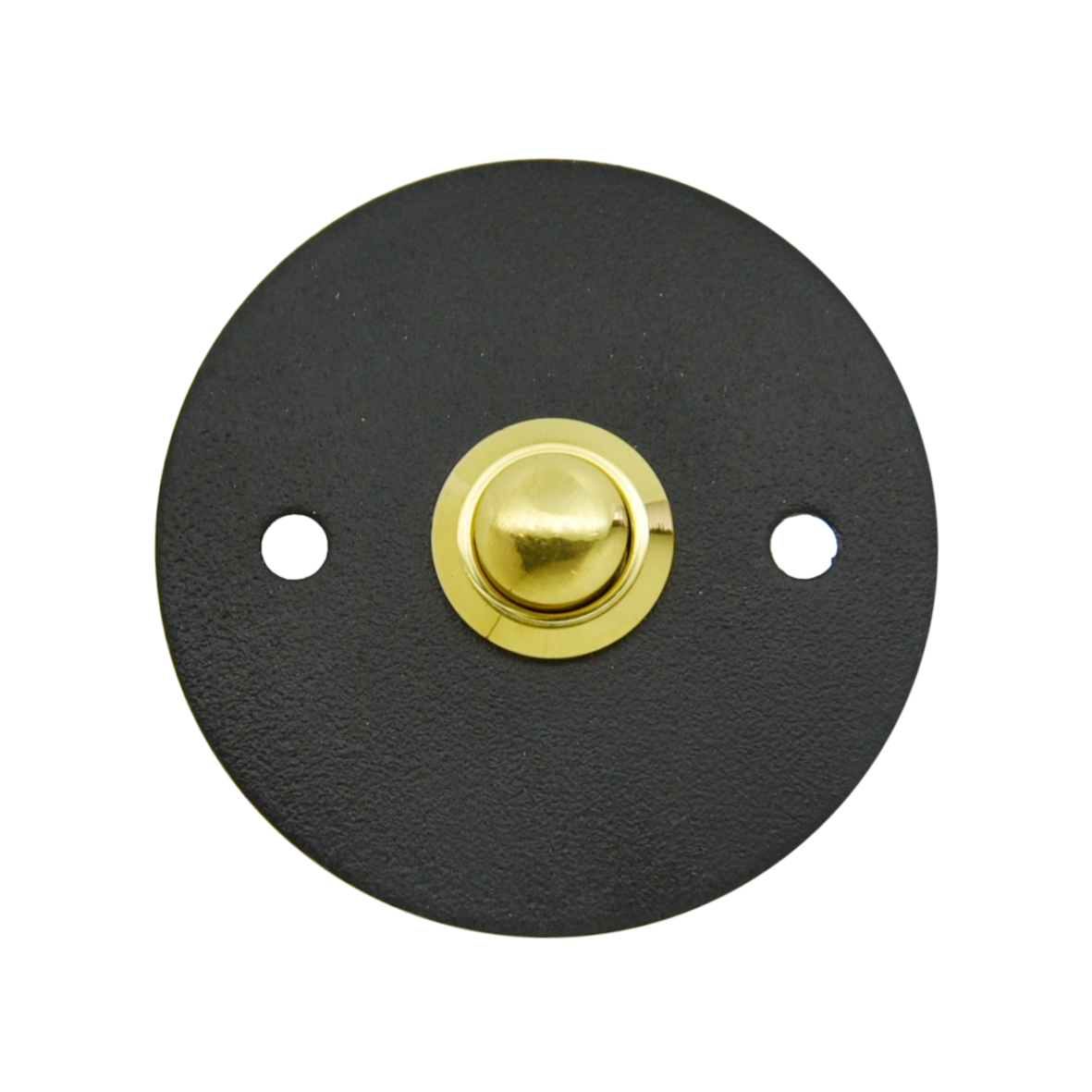 Klingelrosette in Eisen schwarz 60 mm Serie KR016 Bild1