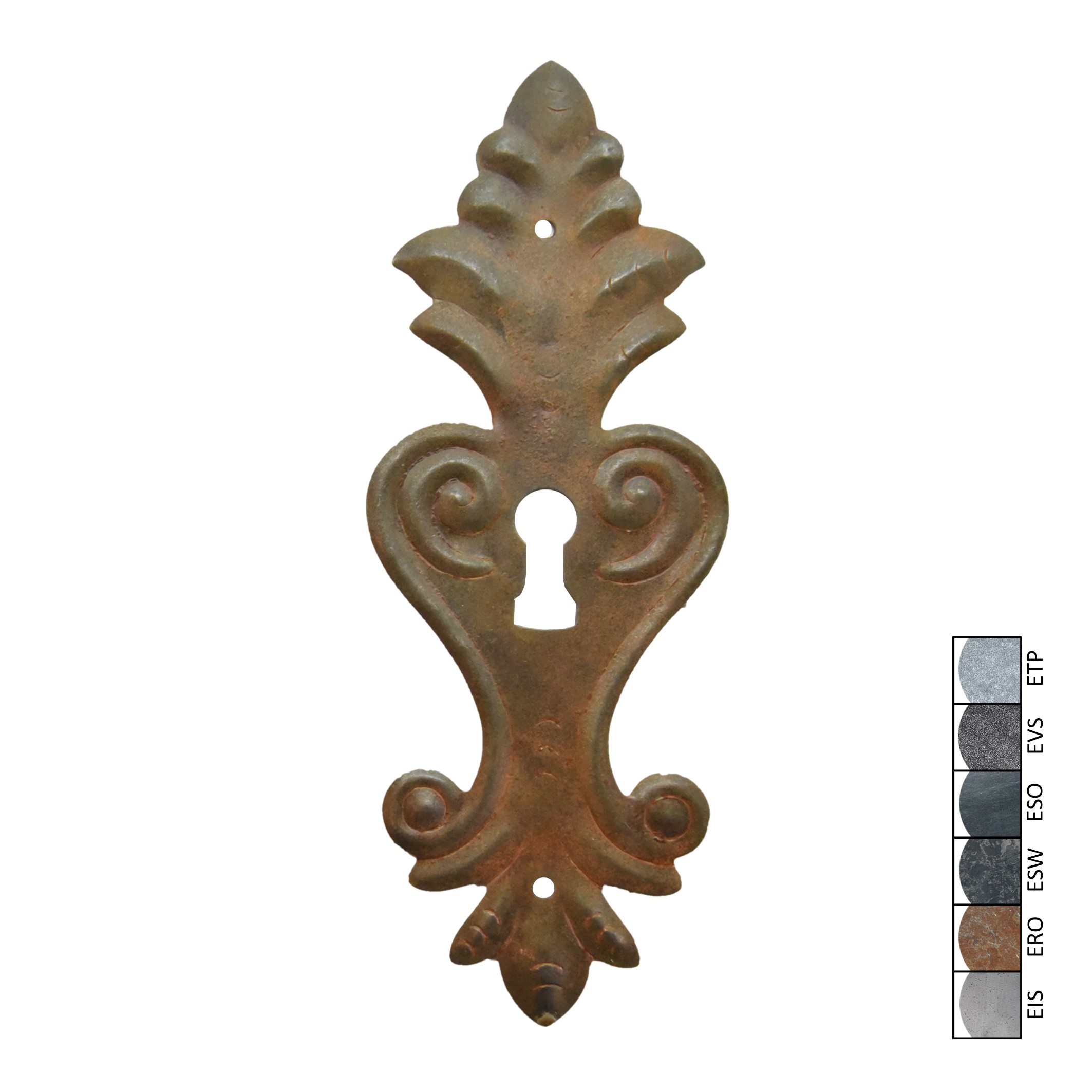 Barock Schlüsselschild Serie BA009 Bild1
