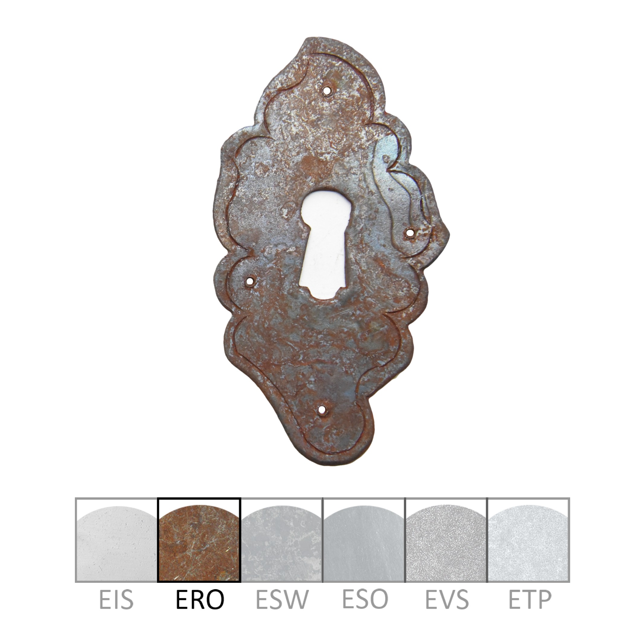 Schlüsselschild im Rokoko-Stil RK003-102B-ERO-50-85 Bild1