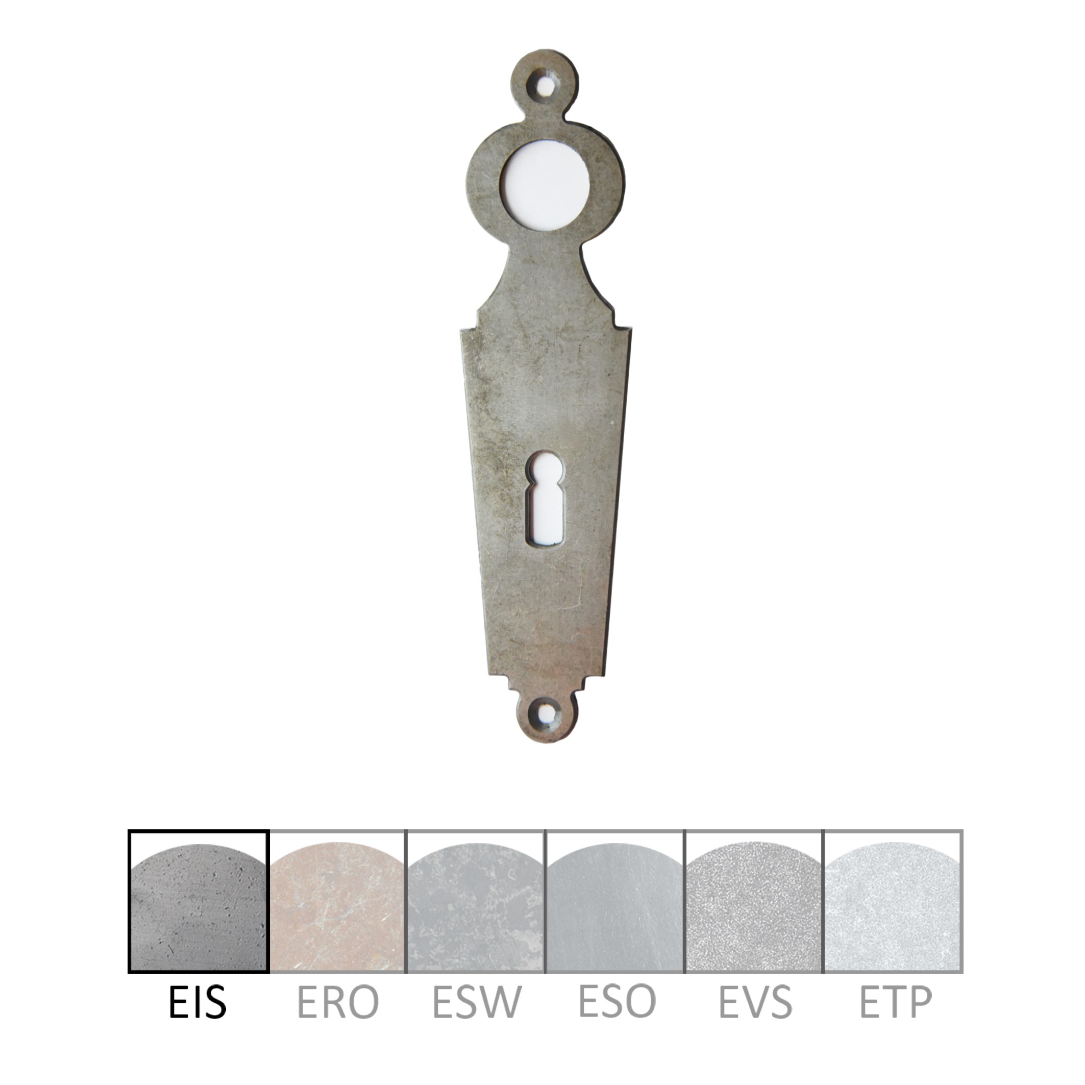 Zimmertürschild Dist. 72 mm BB, L x B