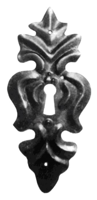Barock Schlüsselschild Serie BA022 Bild1