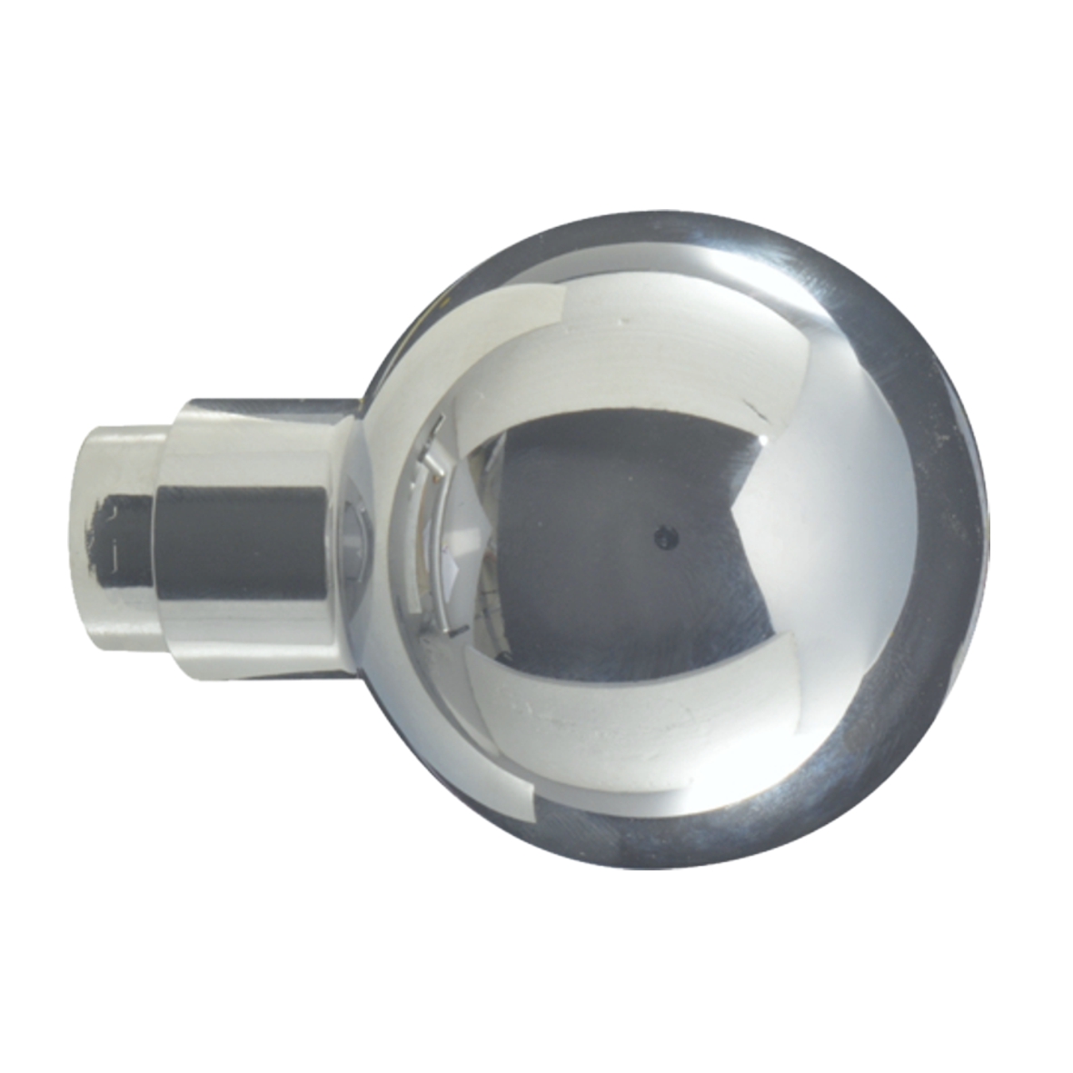 Türknopf Kugel verchromt 50ø lose ohne Rosette Serie TK146 Bild1