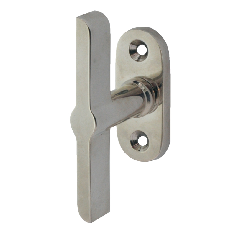 Fensterolive in Nickel 90 mm, Bauhaus - Stil Bild1