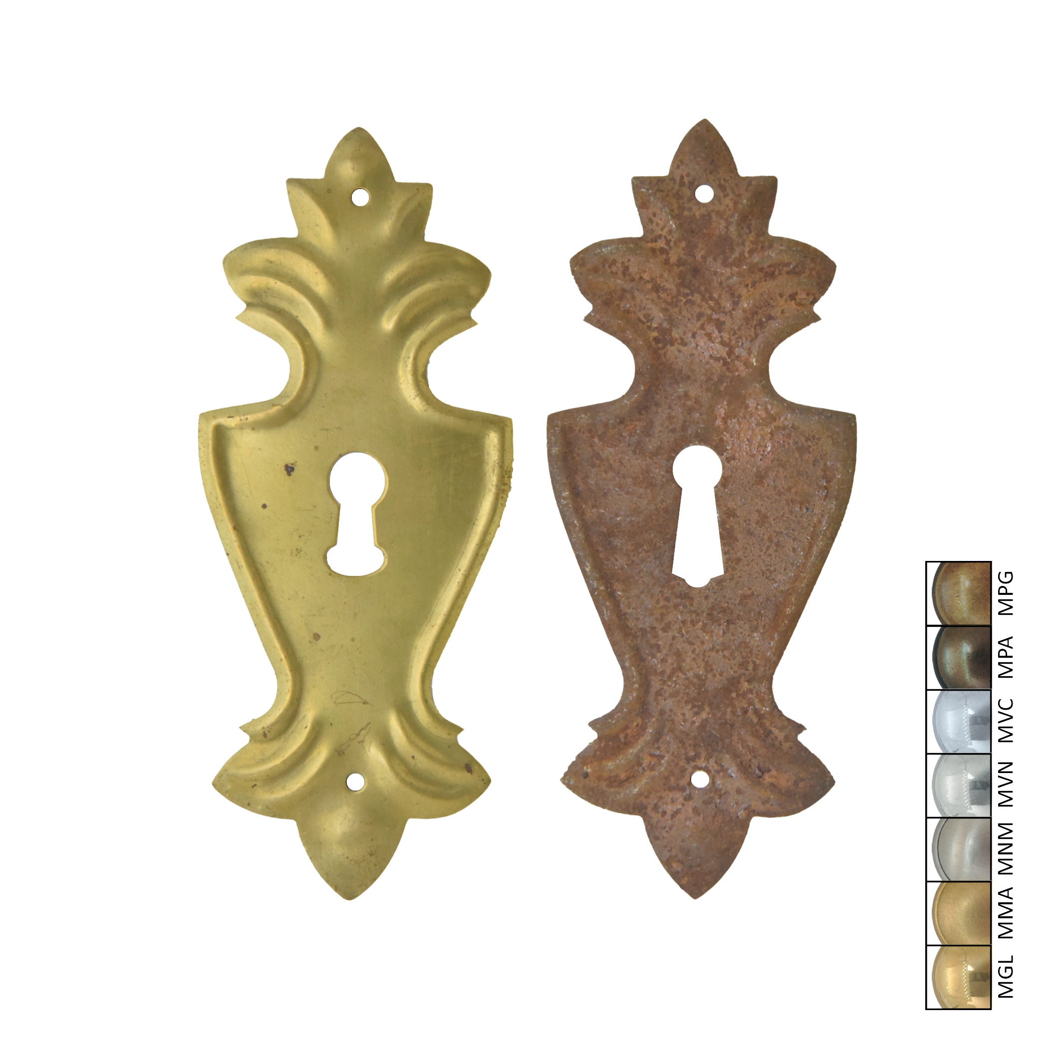 Barock Schlüsselschild Serie BA025 Bild1
