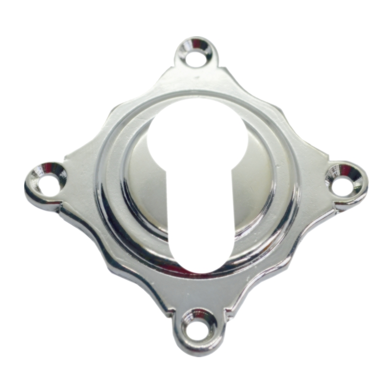 Schlüssellochrosette (PZ) Messing vernickelt matt mit Schutzlack Serie TR150 Bild1 Schlüssellochrosette (PZ) Messing vernickelt matt mit Schutzlack Serie TR150 Bild1