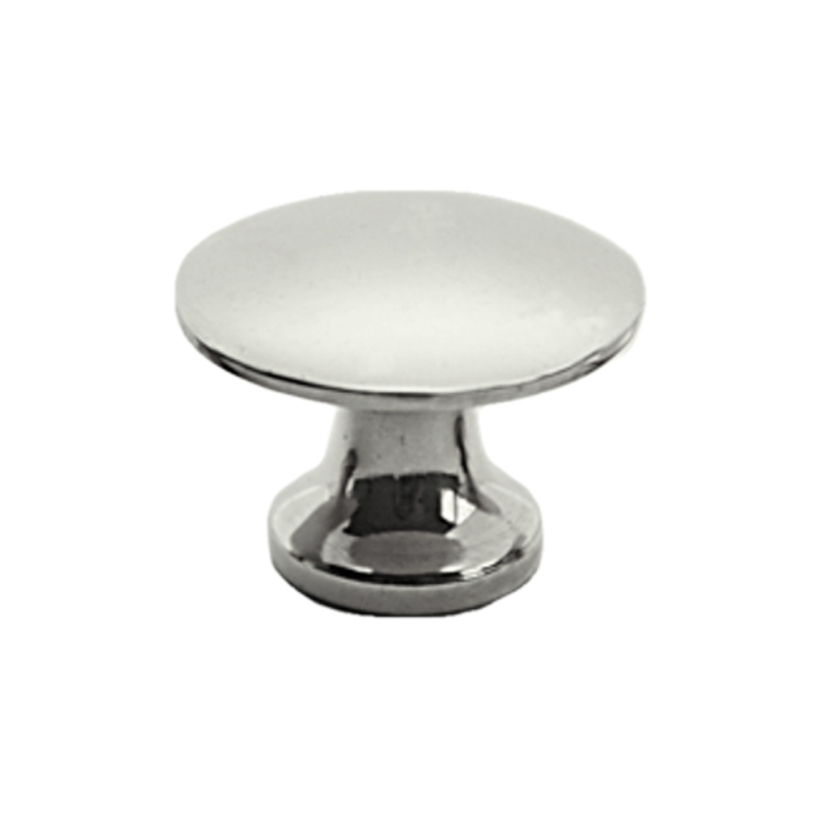 Möbelknopf in Messing altsilber, D