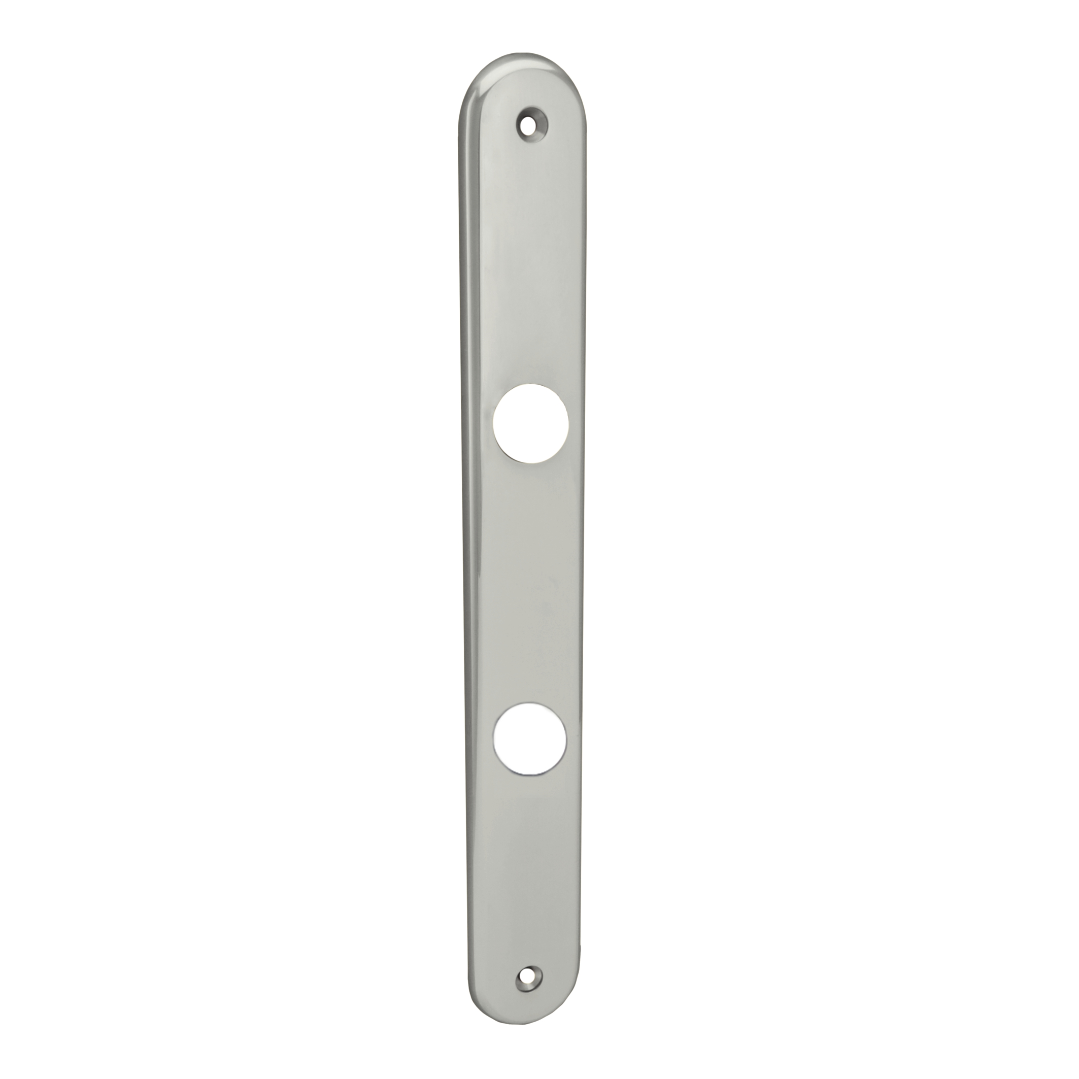 Badezimmertürschild  Dist.78 mm WC,Messing vernickelt mat L x B x T