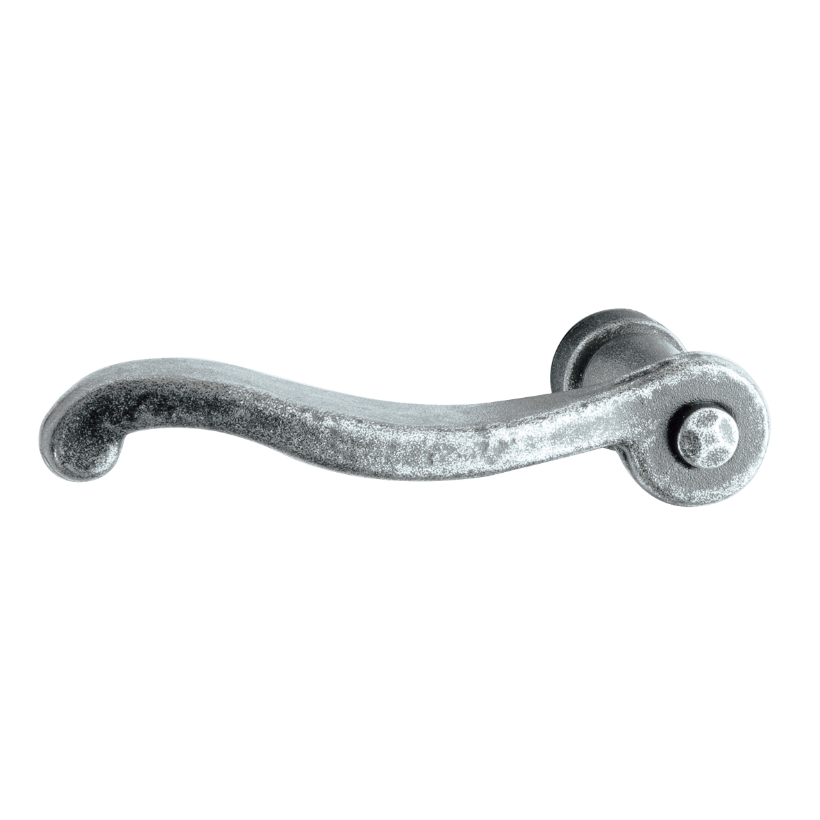 Türgriff Eisen thermopatiniert ® 120mm DIN Links Serie TD058 Bild1