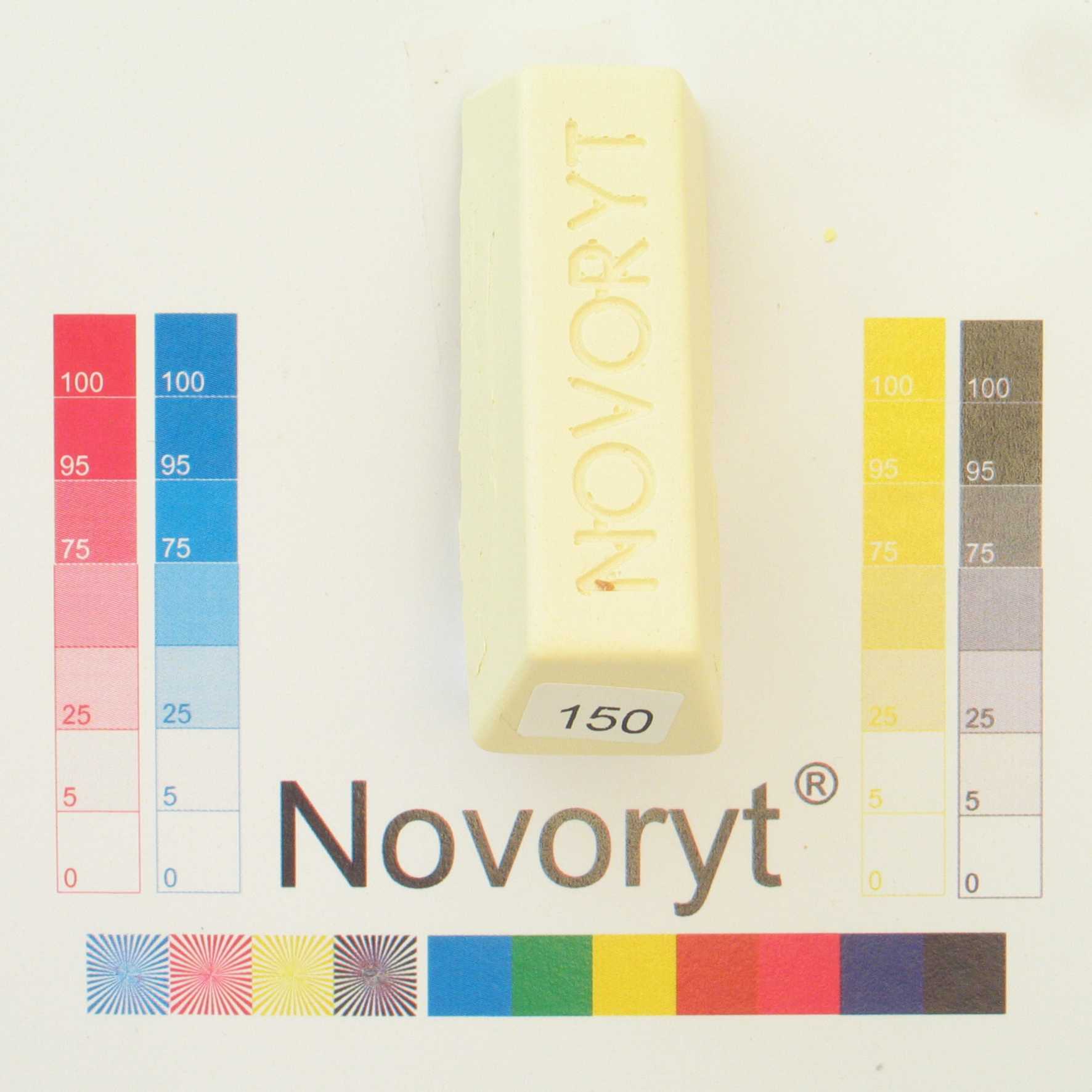 NOVORYT® Schmelzkitt - Farbe 150 hell elfenb 5 Stangen Serie HW003 Bild1