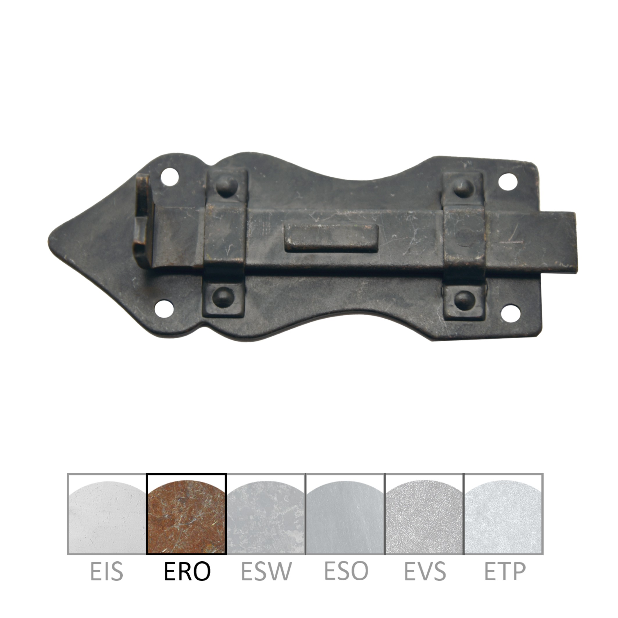 Schieberiegel Türriegel Eisen 95x38mm Serie SR007 Bild1