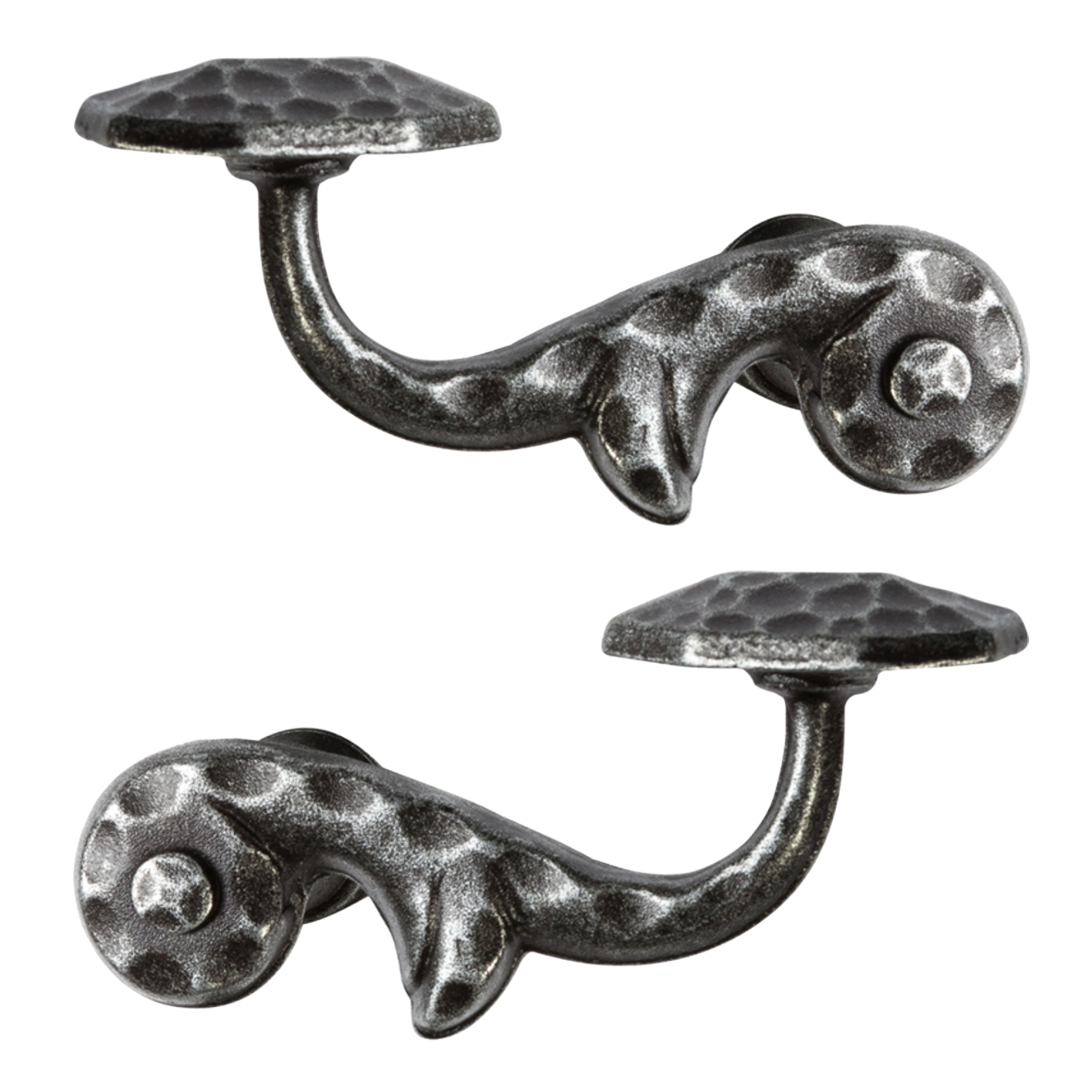 Türgriff in Eisen mit versch. Oberflächen erhältlich. Grifflänge Türgriff 125 mm Eisen TD073-144B-EVS-125-61-8-P Bild1