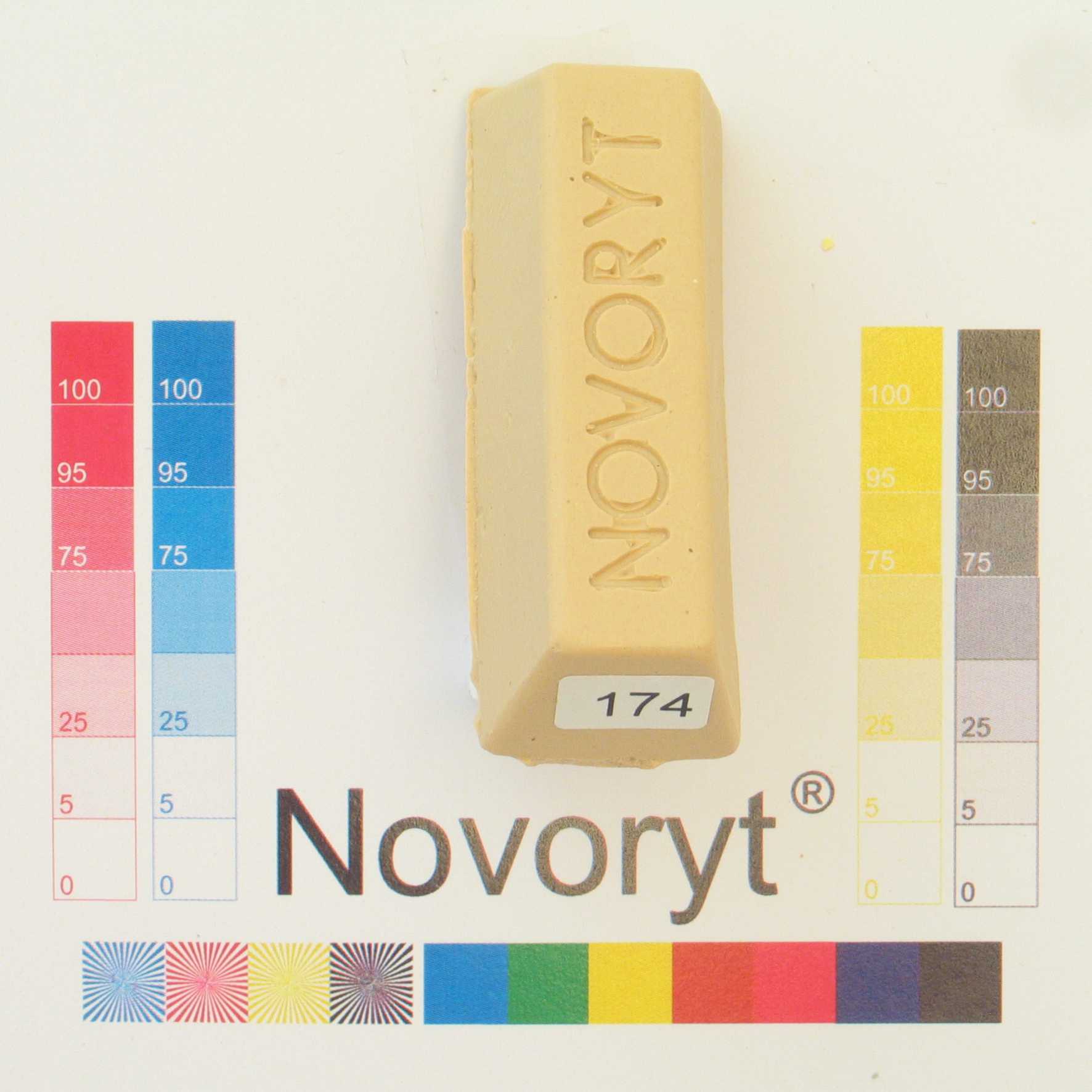 NOVORYT® Schmelzkitt - Farbe 174 beige 1 5 Stangen Serie HW003 Bild1