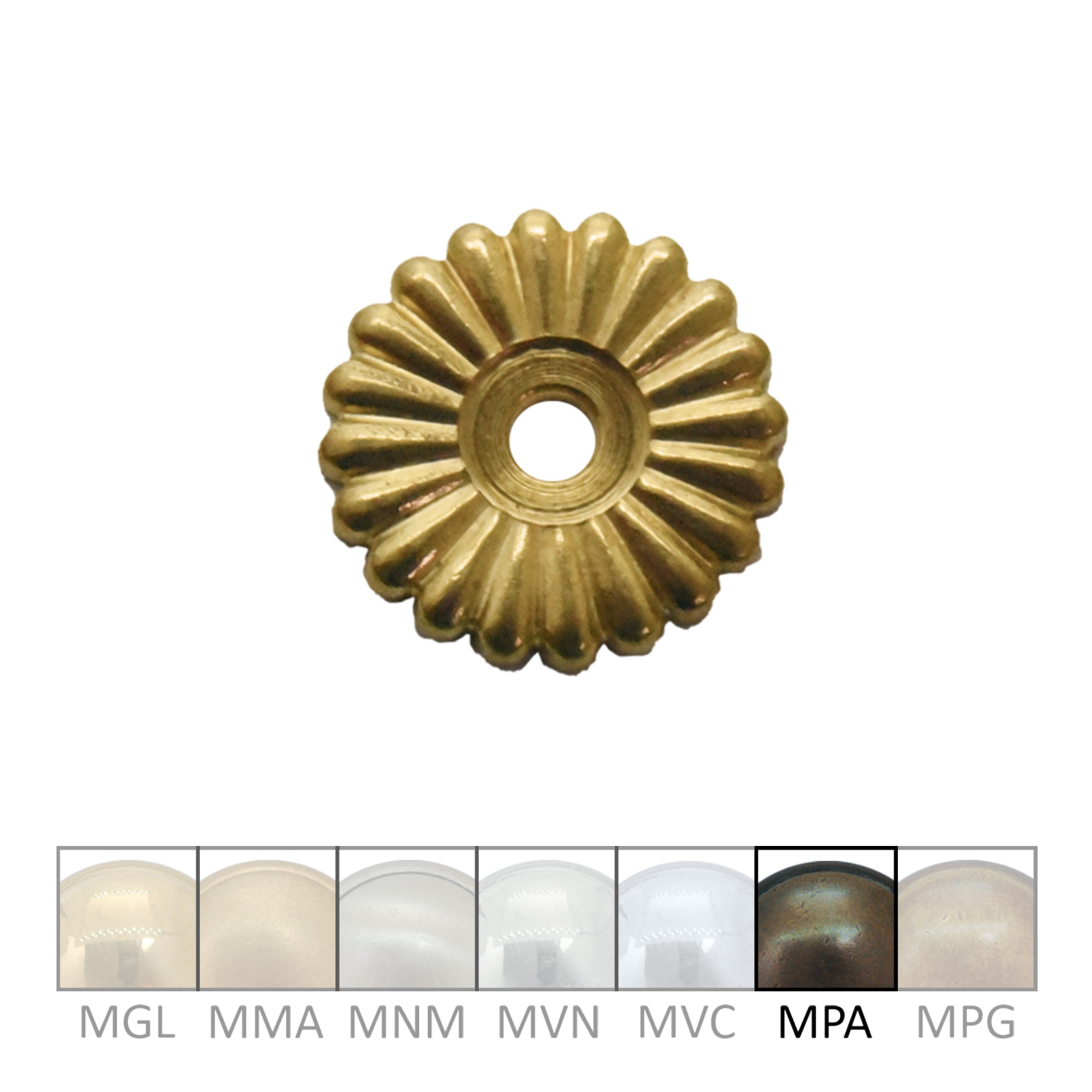 Klassizismus Rosette gegossen KL132-104D-MPA-D33 Bild1