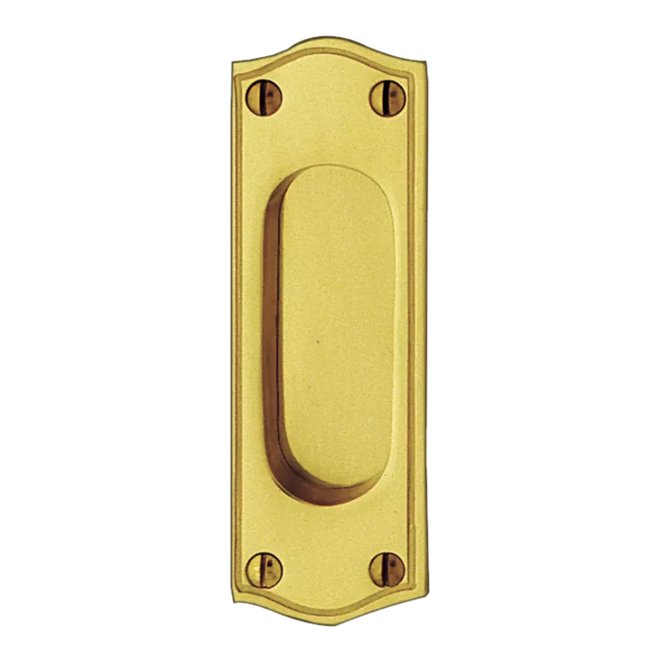 Schiebetürgriffmuschel Messing glänzend SG001-144E-MGL-115-40 Bild1