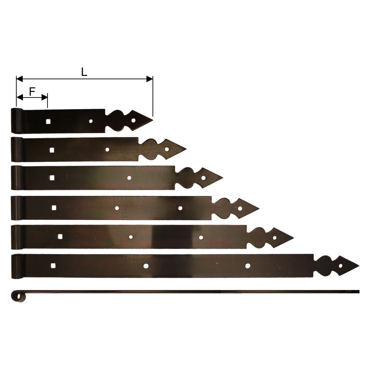 Langband, gerade, L= 250, Dorn 10 mm der Serie FB001 Bild1 Langband, gerade, L= 250, Dorn 10mm Serie FB001 Bild1