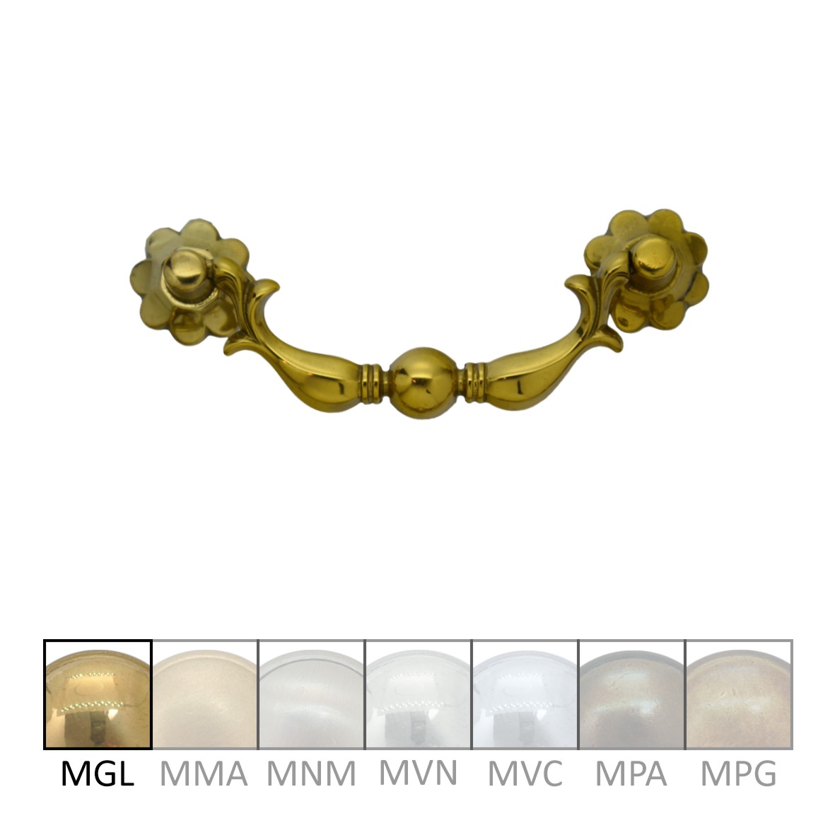 Möbelgriff, MGL , Maße B x H - 122x43 mm Serie GR043 Bild1