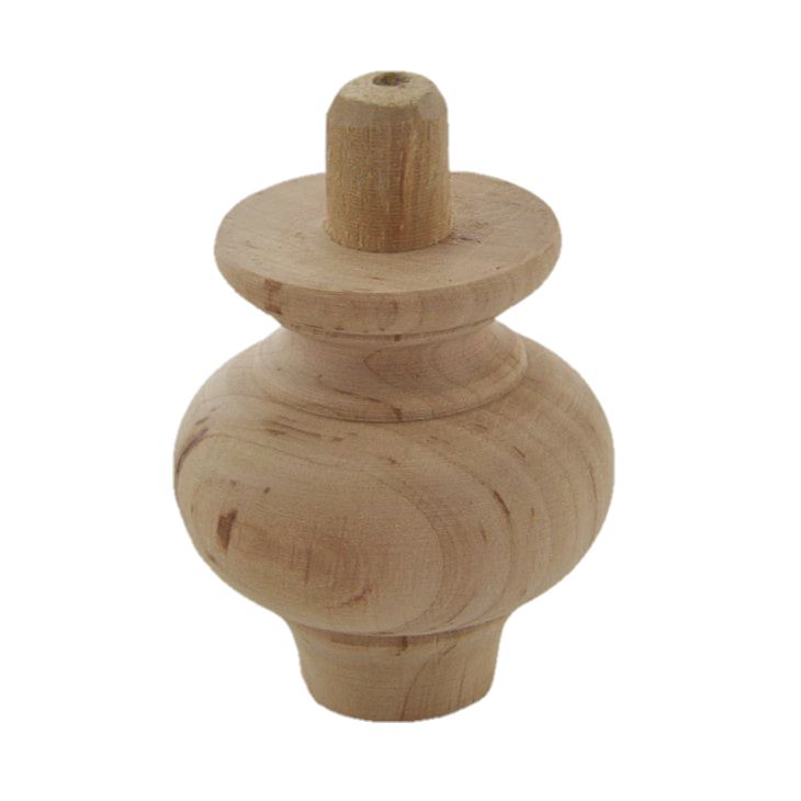 Möbelfuß in Erle 50 x 45mm Serie HF017 Bild1