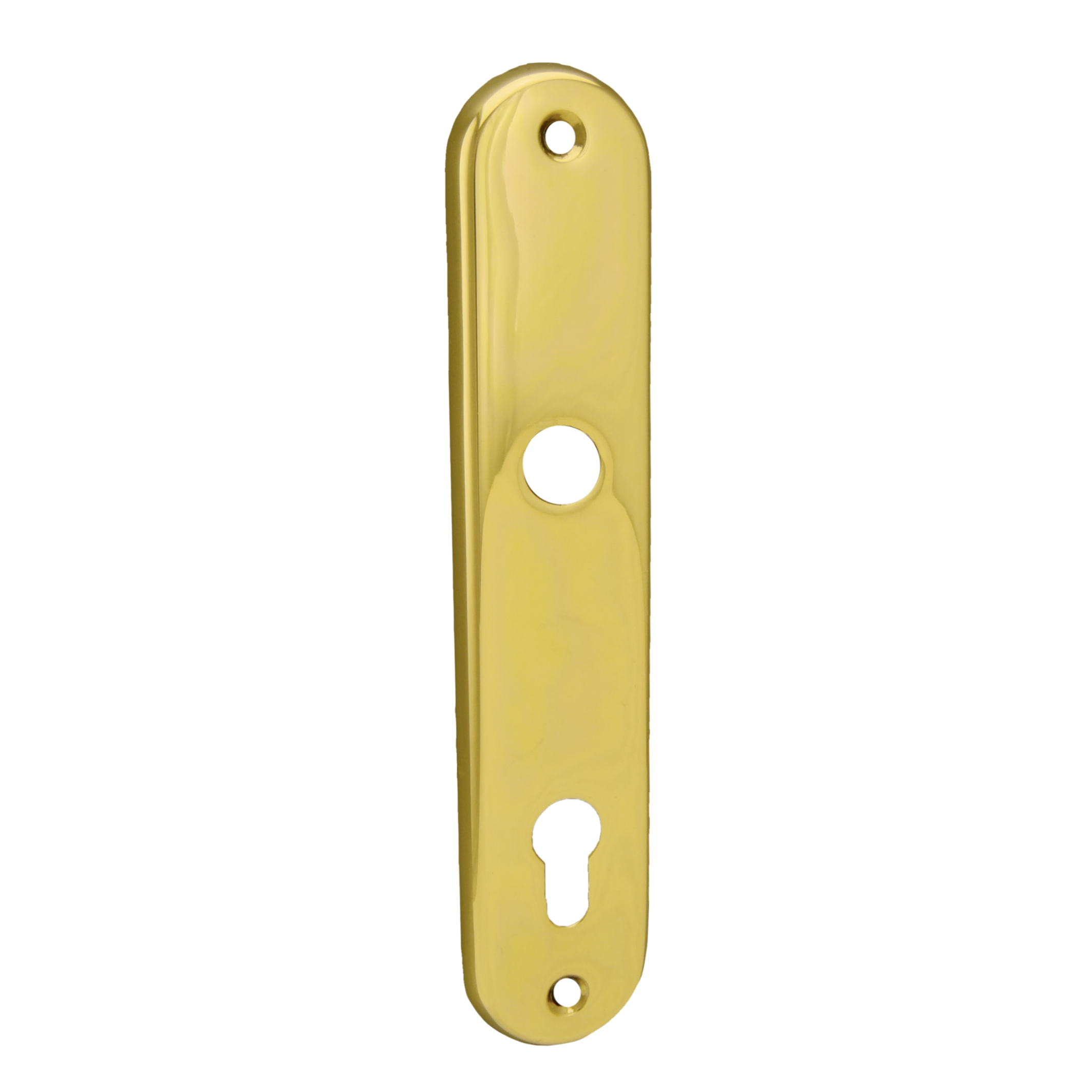 Sicherheitstürschild Innen, Dist. 92 mm PZ, Messing MGL, 244 mm x 50 mm der Serie TS021 Bild1