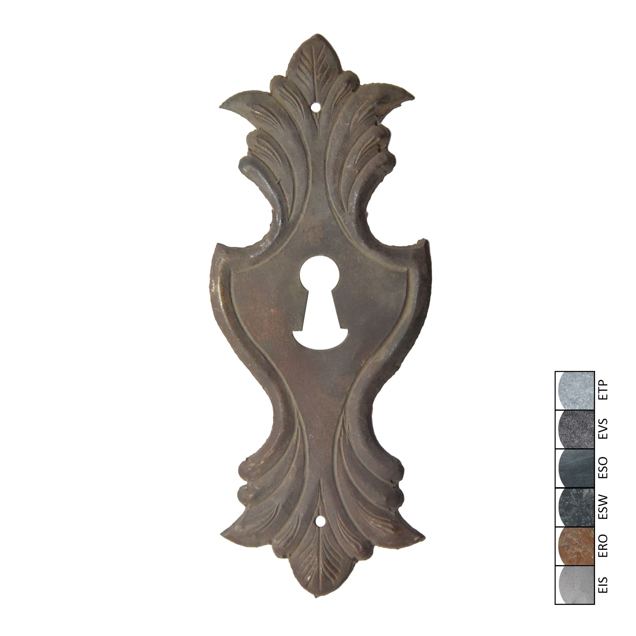 Barock Schlüsselschild Serie BA034 Bild1