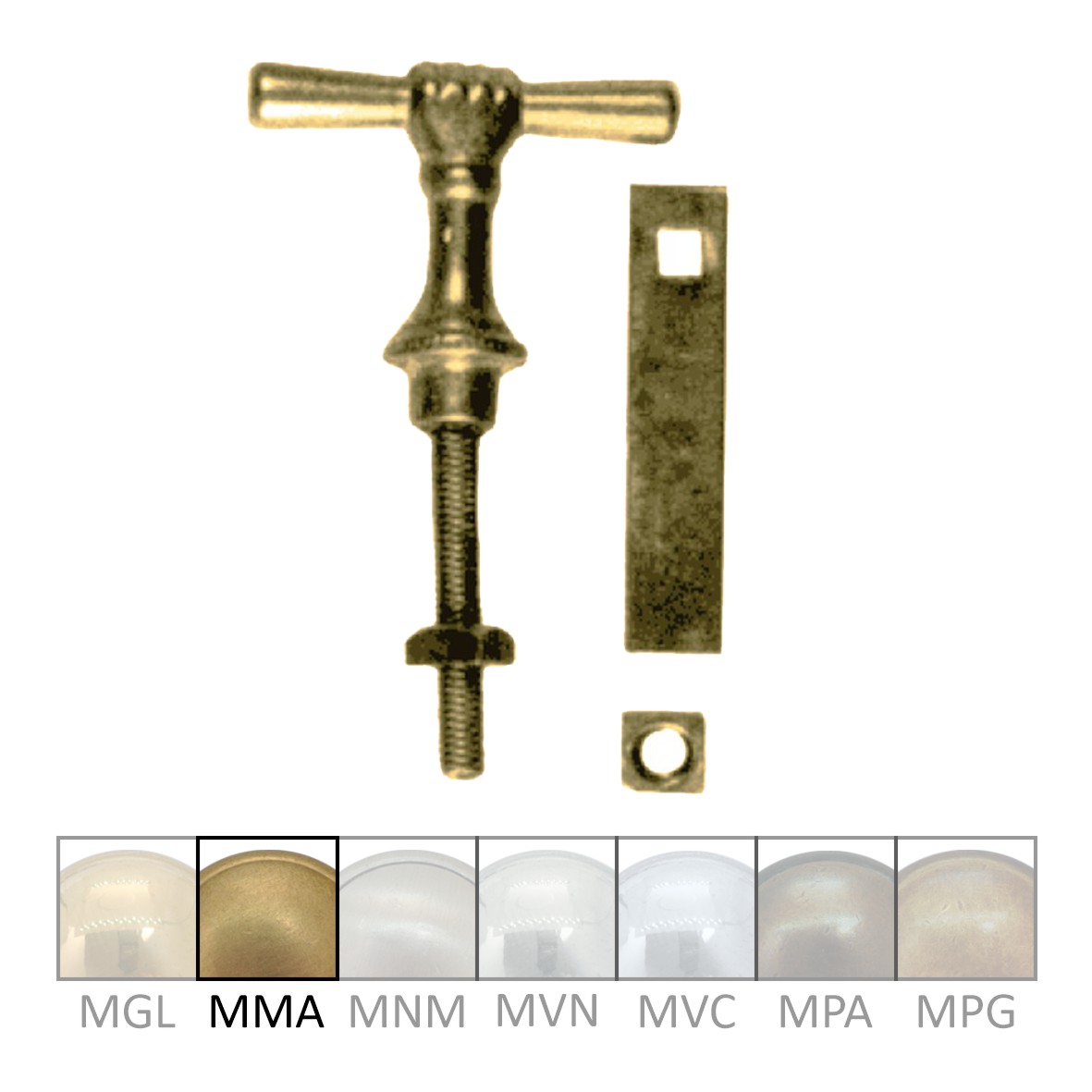 Möbelgriff, MMA , Maße H - 35 Serie GR006 Bild1