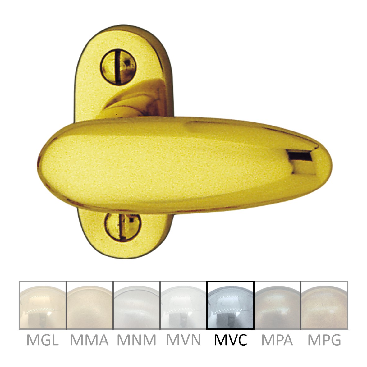 Fenstergriff auf Rosette Nr. Fenstergriff auf Rosette Nr.