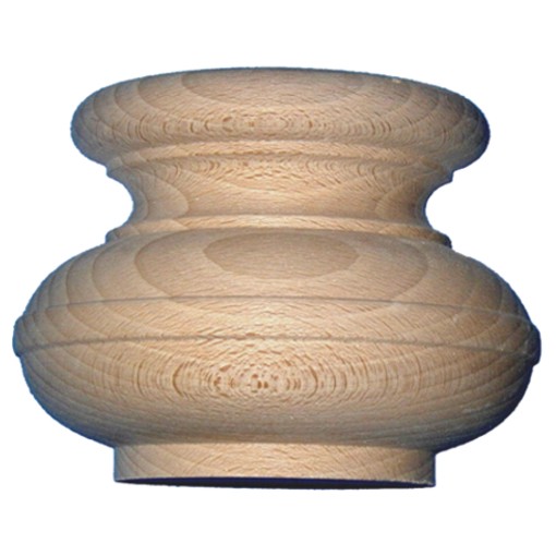 Möbelfuss in Fichte-Tanne H88 x B120mm Serie HF013 Bild1