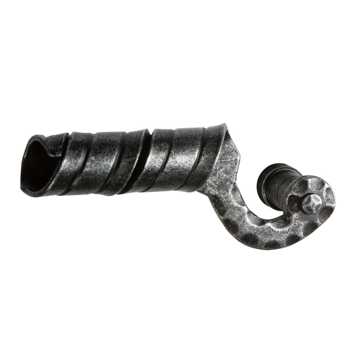 Türgriff in Eisen mit versch. Oberflächen erhältlich. Grifflänge Türgriff Eisen schwarz passiviert 165mm DIN Links Serie TD065 Bild1