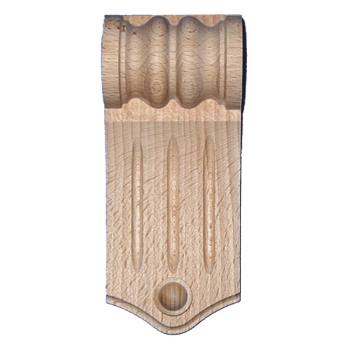 Schrankauflagen in Buche 120 x 40mm Serie AH002 Bild1