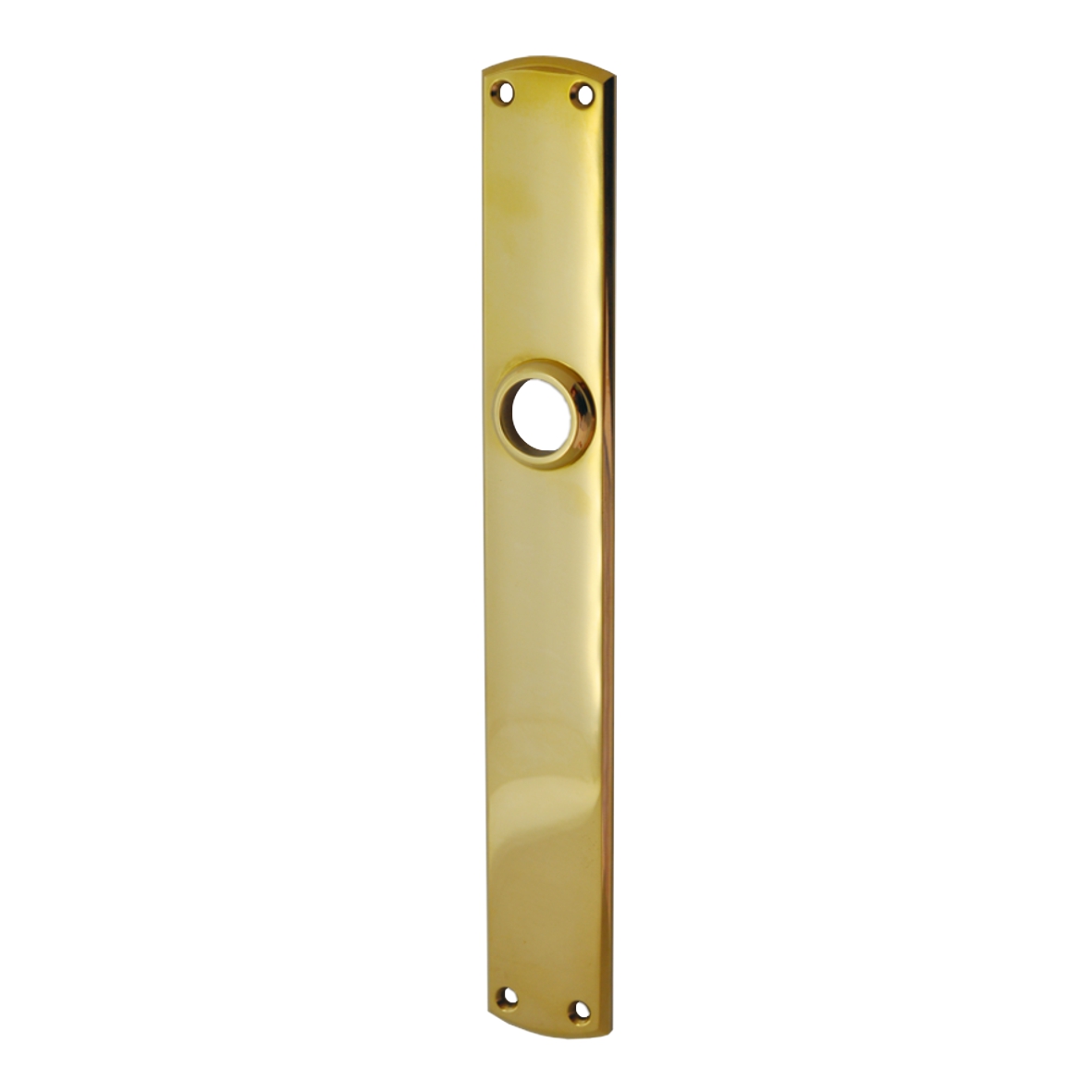 Zimmertürschild Dist. Blindschild ohne Lochung  Messing MGL, 233x33x5 mm der Serie TS123 Bild1