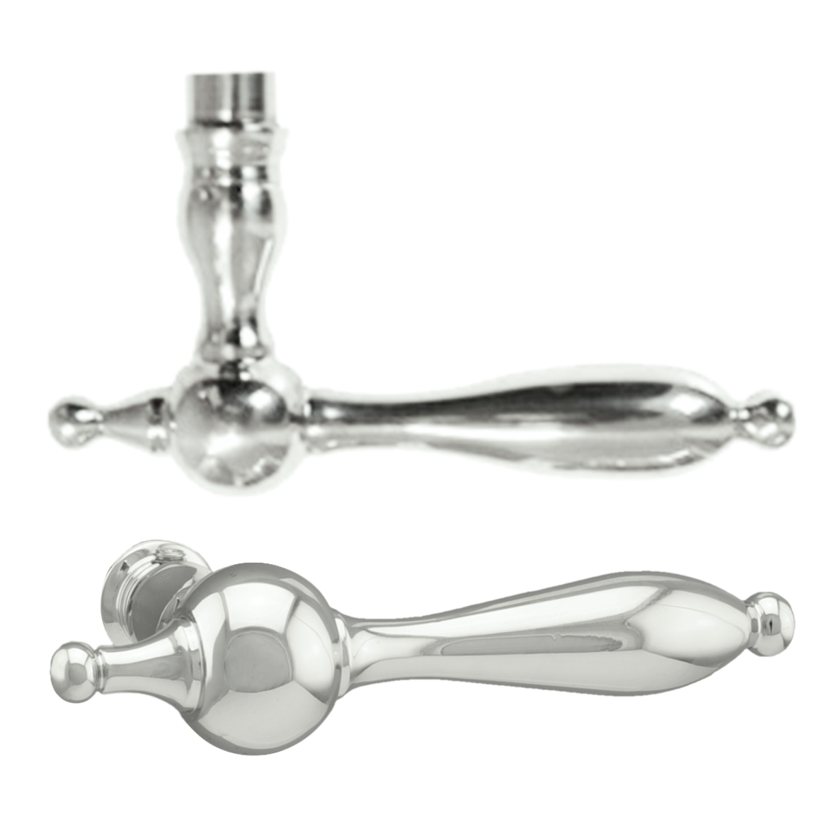 Türgriff aus Messing vernickelt glänzend 125 mm, DIN Rechts der Serie TD144 Bild1 Türgriff aus Messing vernickelt glänzend 125mm DIN Rechts Serie TD144 Bild1