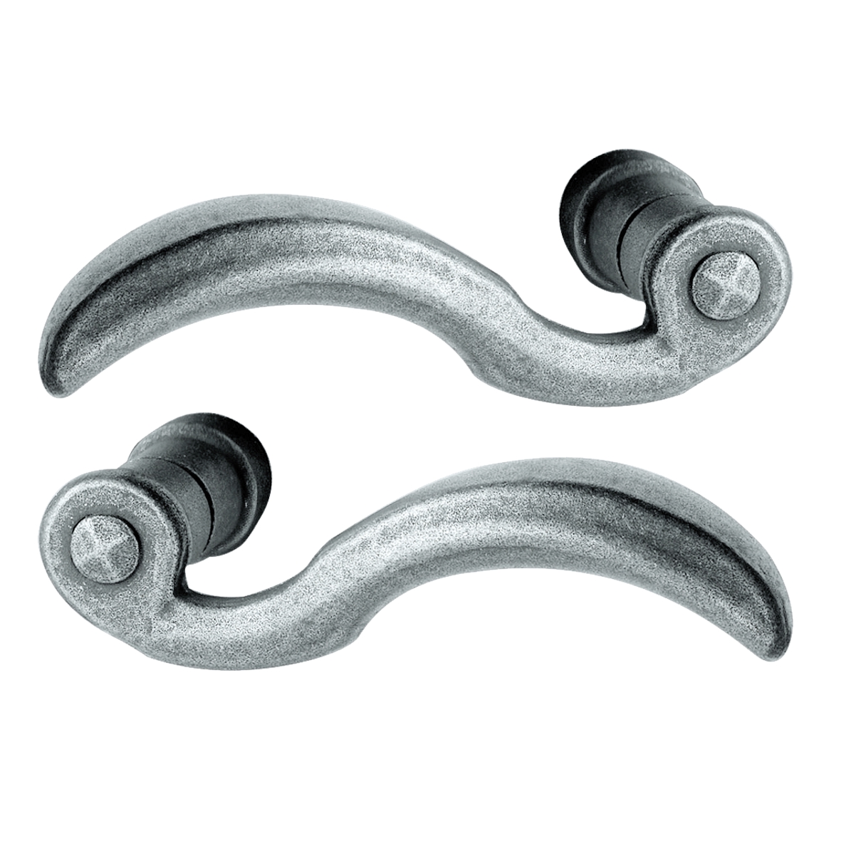 Türgriff Eisen thermopatiniert ® 140mm Paar Serie TD075 Bild1
