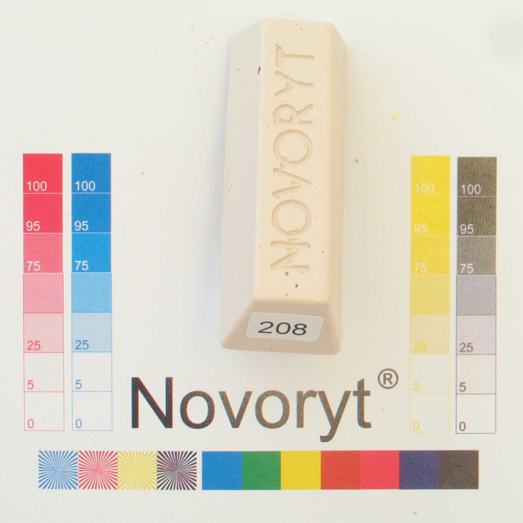 NOVORYT® Schmelzkitt - Farbe 208 5 Stangen Serie HW003 Bild1