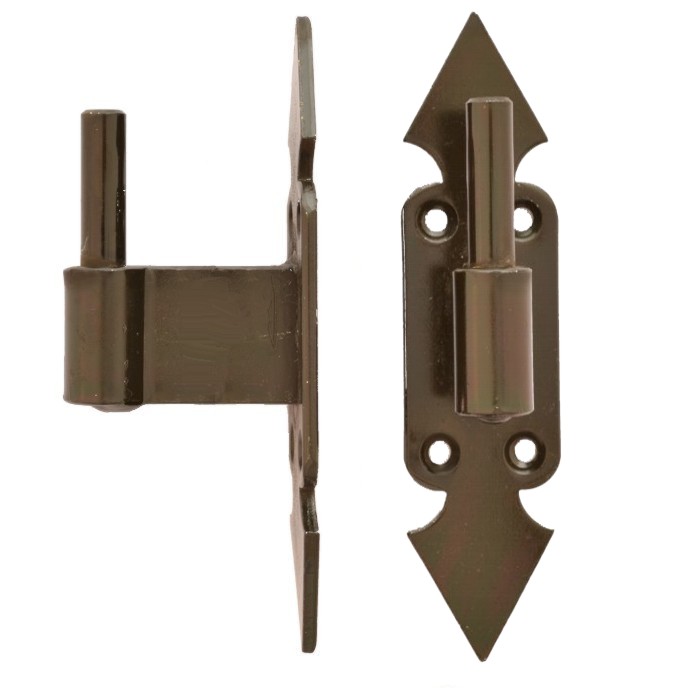 Plattenkloben für Fenster, Fensterladen Dorn 10 mm der Serie FB001 Bild1 Plattenkloben , Dorn 10mm, Abstand B=90mm Serie FB001 Bild1