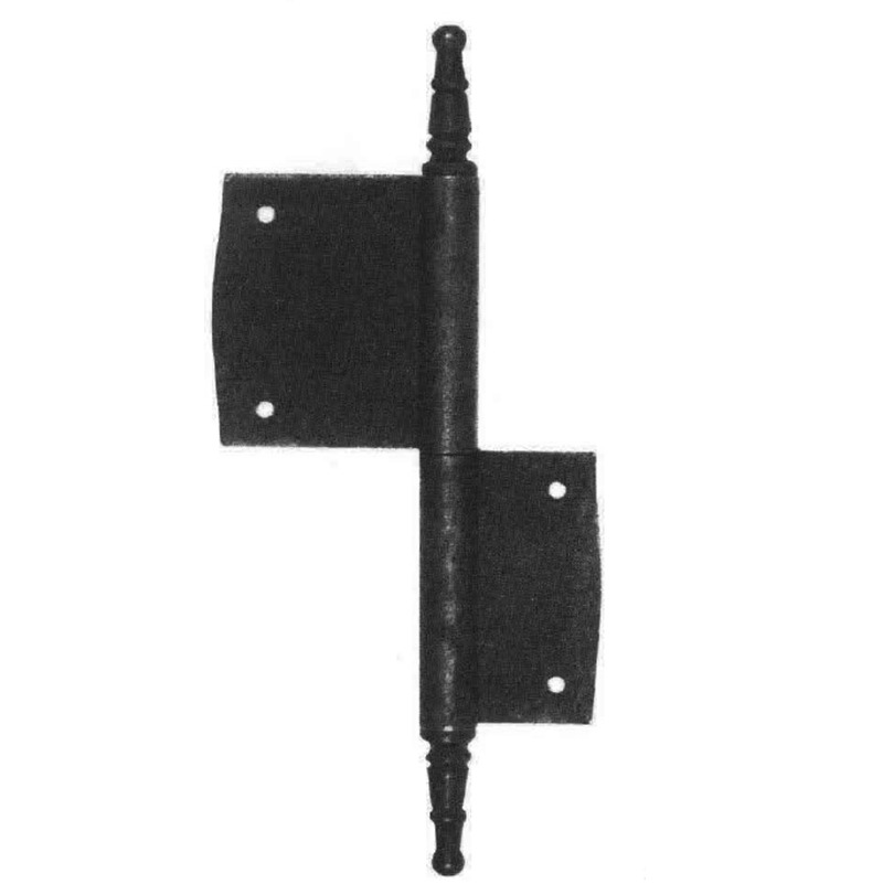 Möbelfitschband in Eisen/Messing. L Möbelfitschband EIS L-100mm links Serie MB112 Bild1