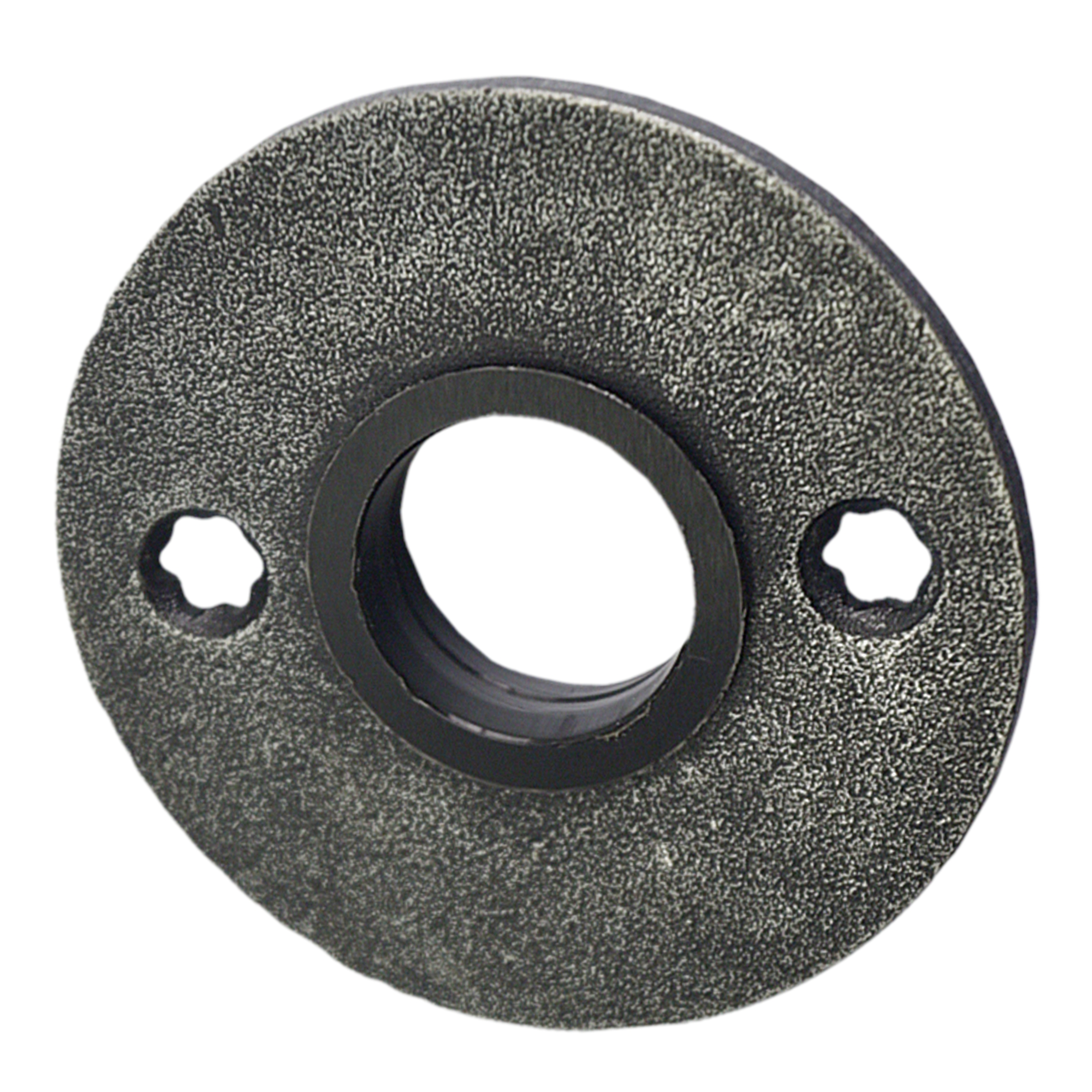 Türdrückerrosette Eisen schwarz passiviert D 55mm Serie TR543 Bild1