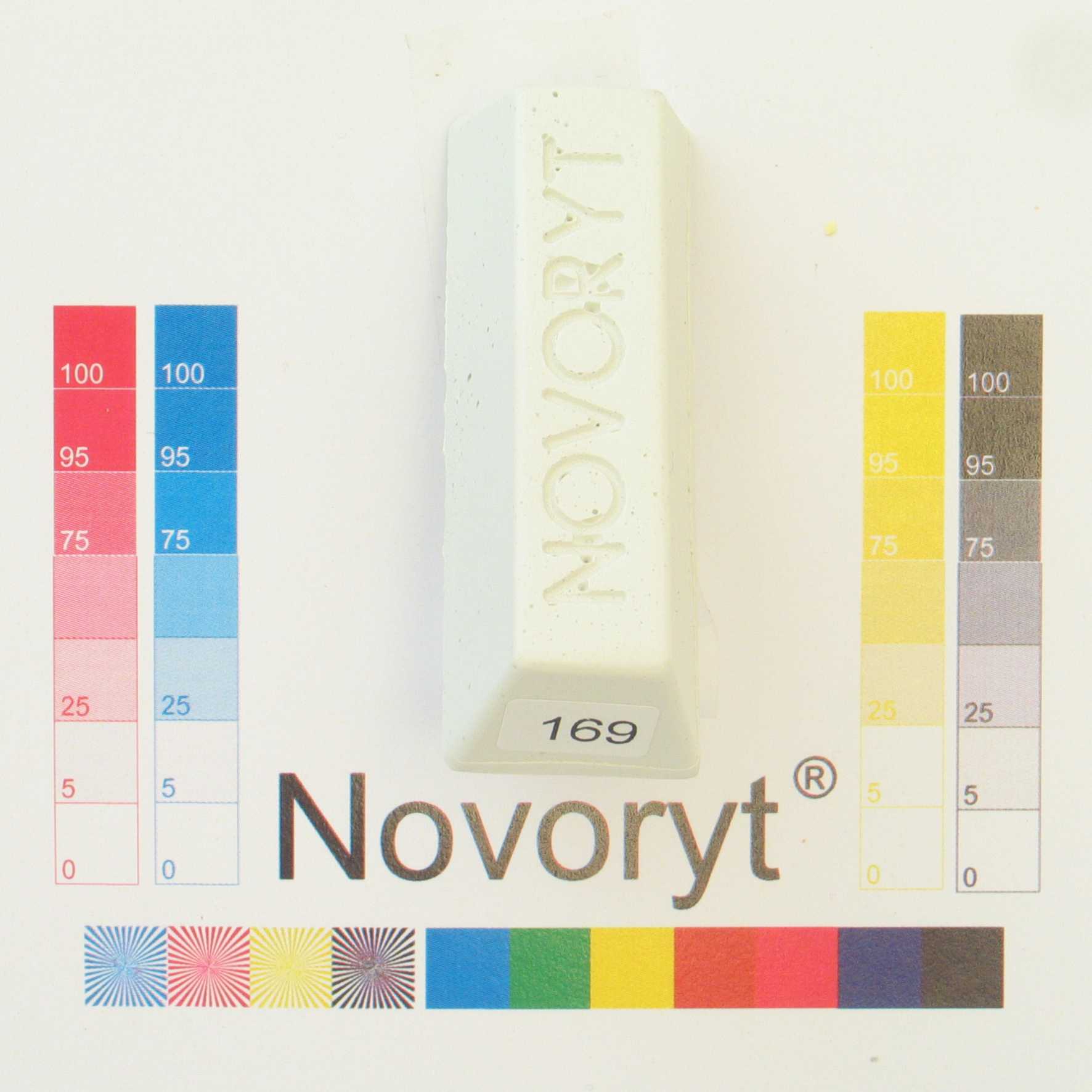 NOVORYT® Schmelzkitt - Farbe 169 signalweiß 5 Stangen Serie HW003 Bild1