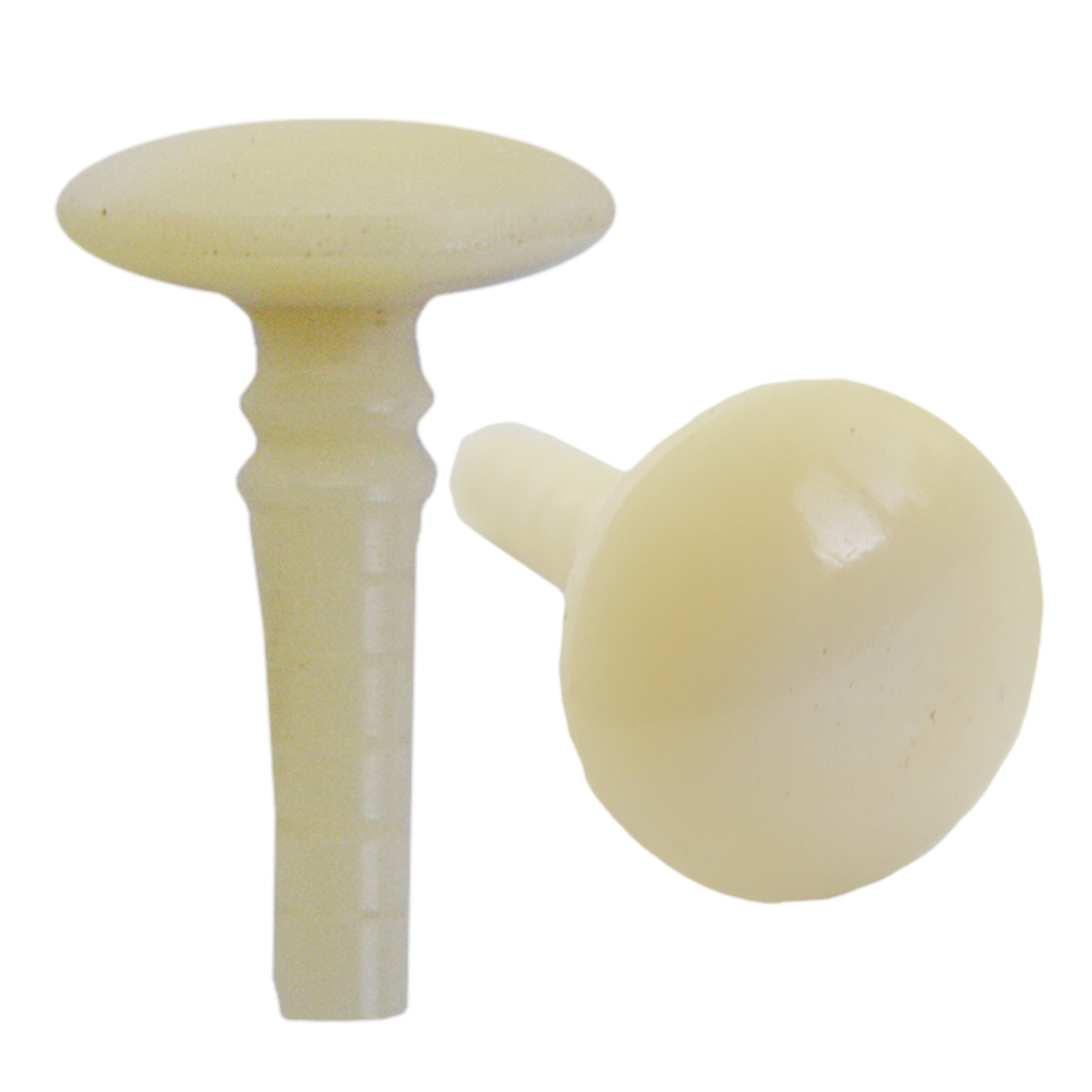 Möbelknopf aus weißem Bein D18mm Serie KN051 Bild1