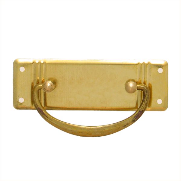 Jugendstil Möbelschild geprägt - Messing patiniert & geputzt - 90 x 30 mm der Serie JU104 Bild1 Jugendstil Möbelschild geprägt Messing MPG 90 x 30mm mit Griff rund Serie JU104 Bild1