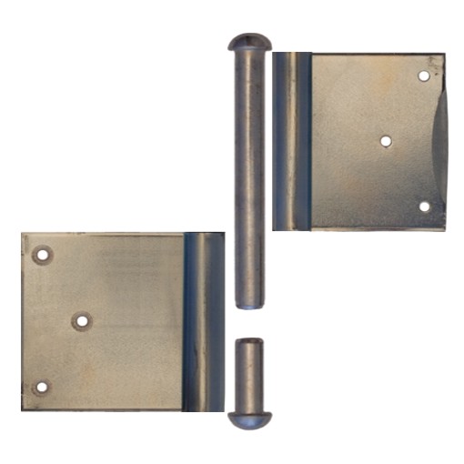 Düsseldorfer Band loser Stift 140mm links - Eisen verzinkt Serie TB011 Bild1