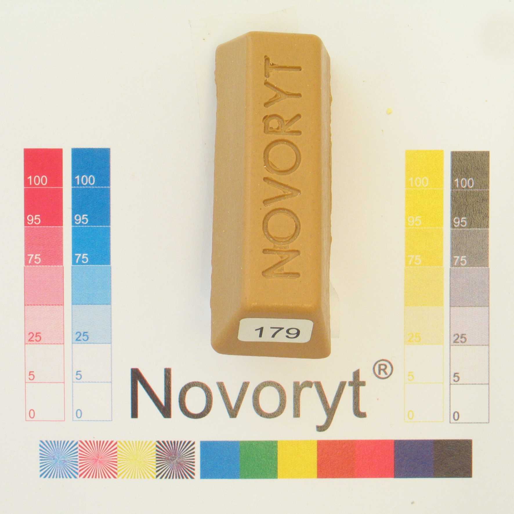 NOVORYT® Schmelzkitt - Farbe 179 braunbeige 5 Stangen Serie HW003 Bild1