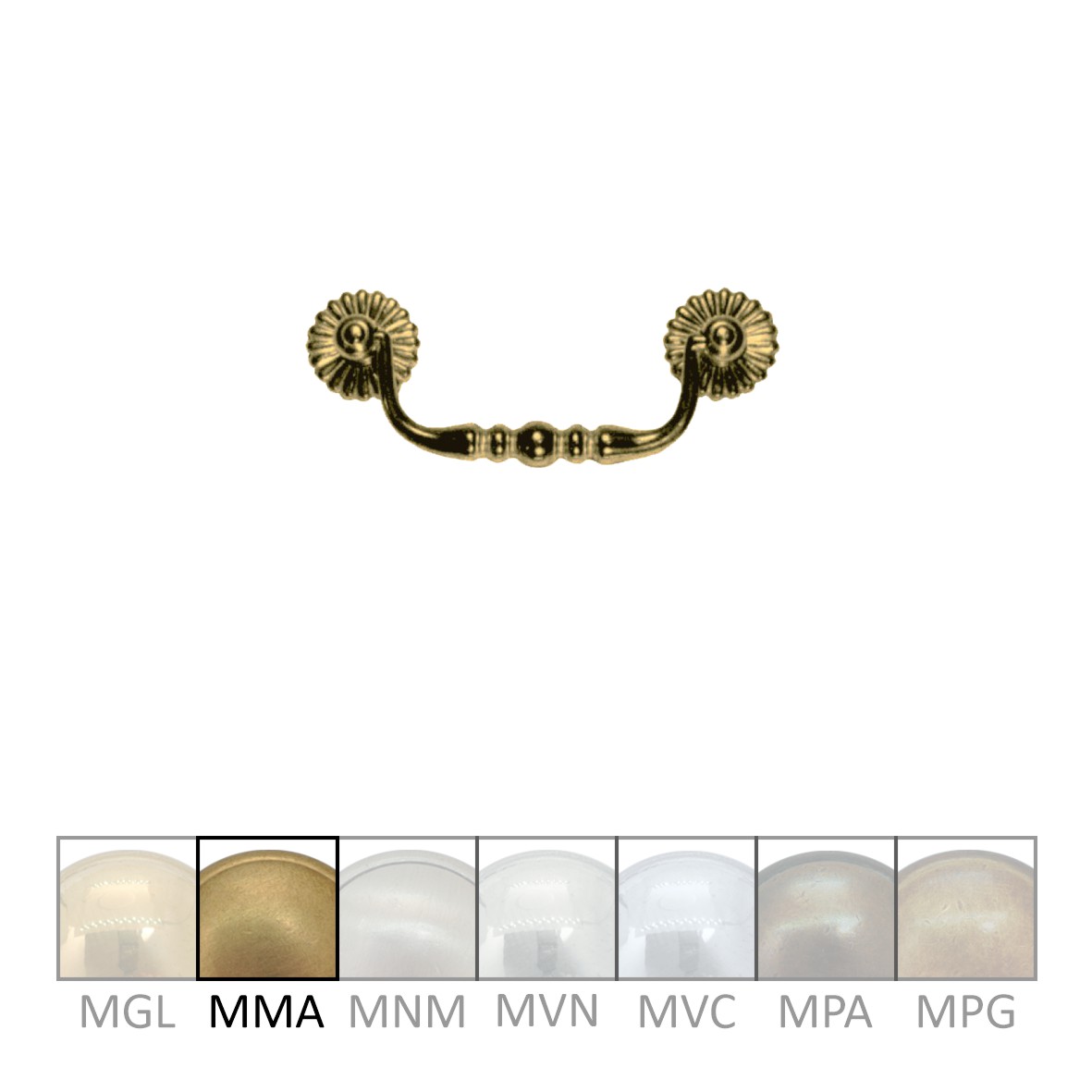 Möbelgriff, MMA , Maße B x H - 75 x 25mm Serie GR018 Bild1
