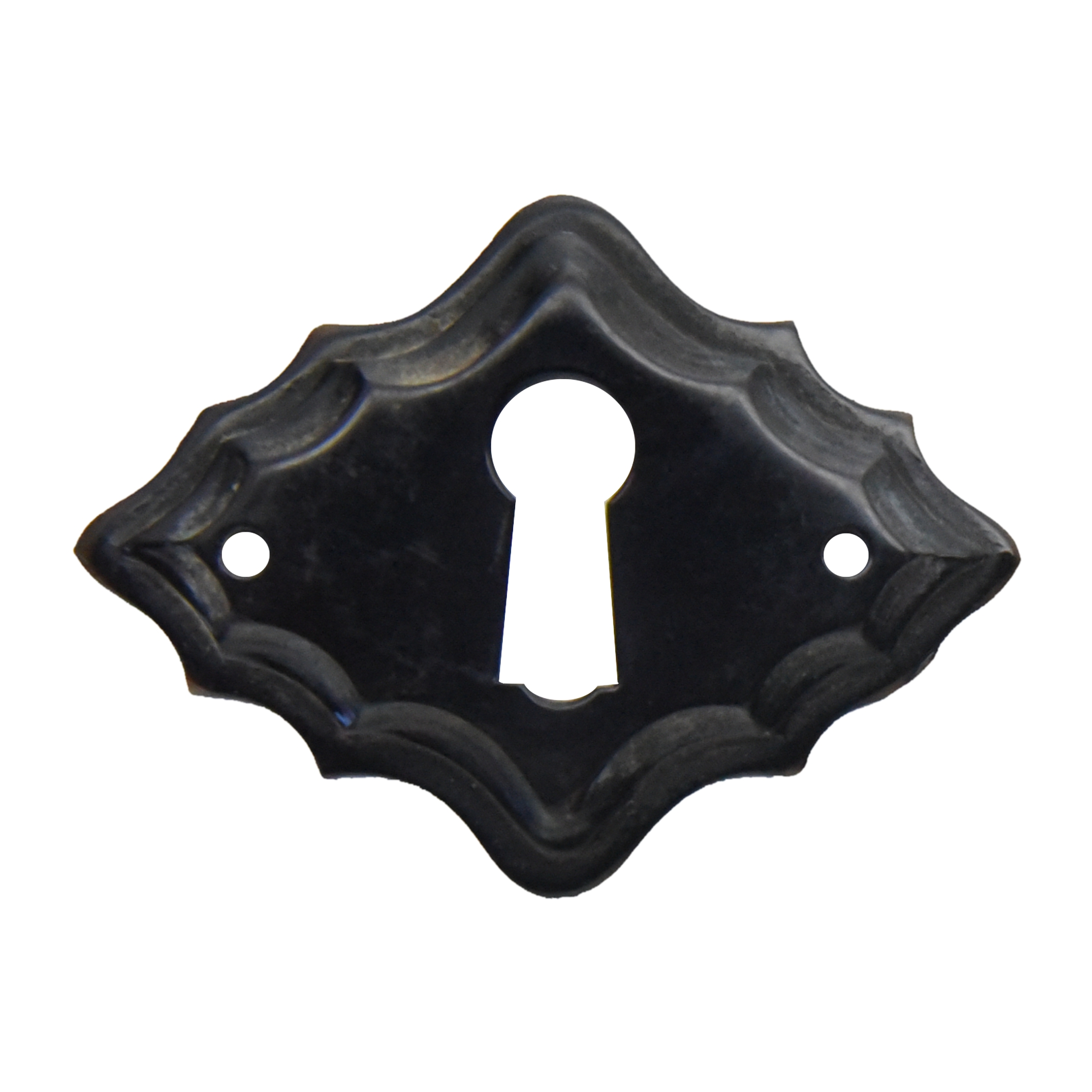 Klassizismus Möbelschild Horn - 55x40mm mit Schlüsselloch Serie KL036 Bild1