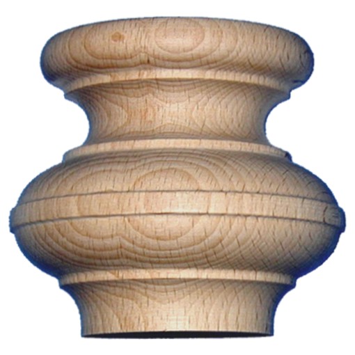 Möbelfuss in Fichte-Tanne 82 x 93mm Serie HF009 Bild1