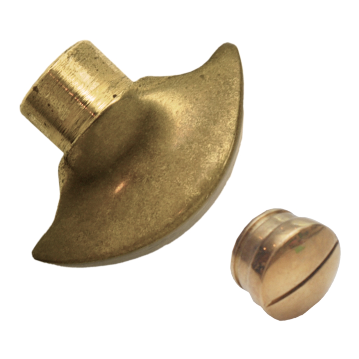 Bad-und WC-Riegel in Messing mit versch. Oberflächen erhältlich. 58x17 mm Bild1 Bad- und WC-Riegel, Messing glänzend Serie TW017 Bild1