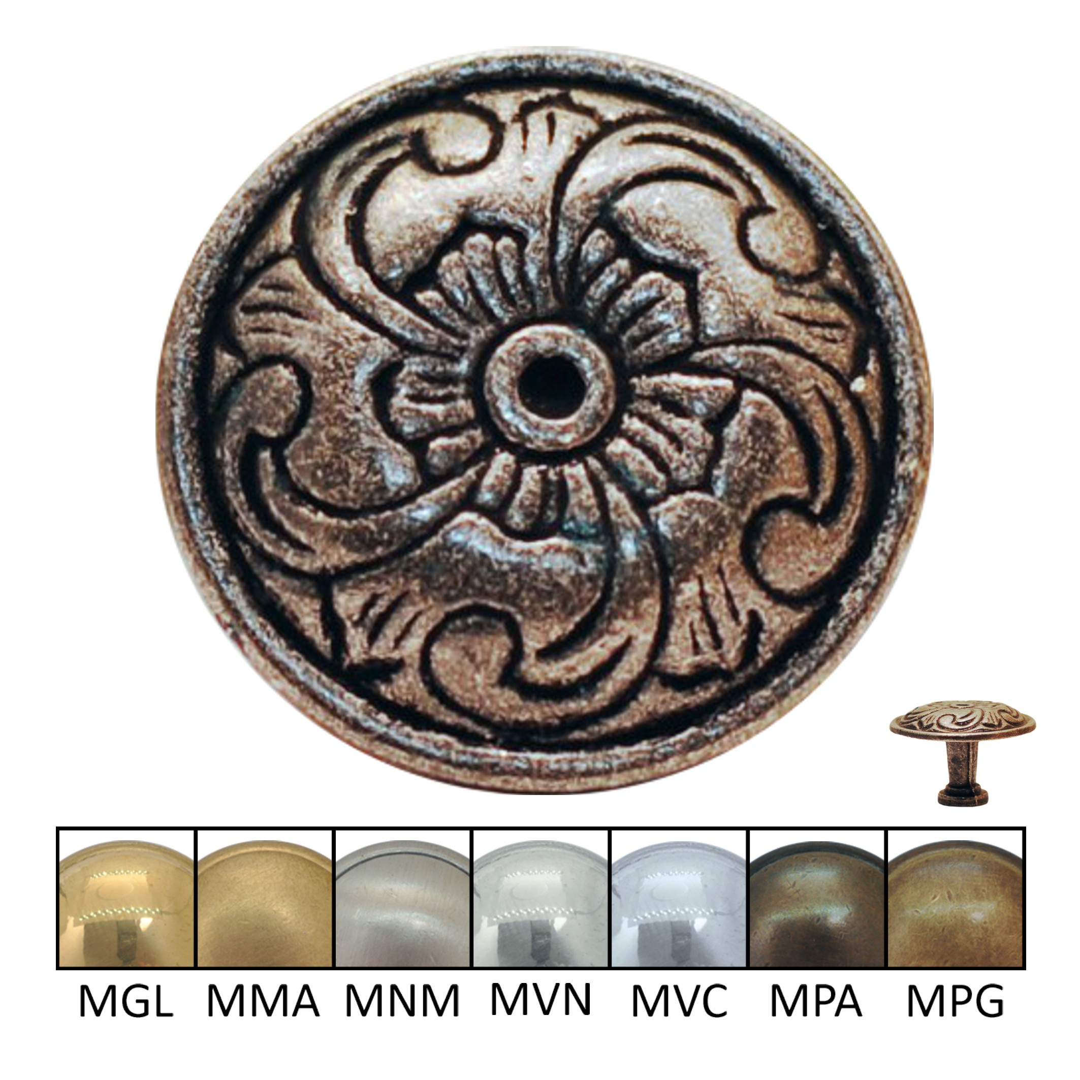 Möbelknopf Serie KN137 Bild1